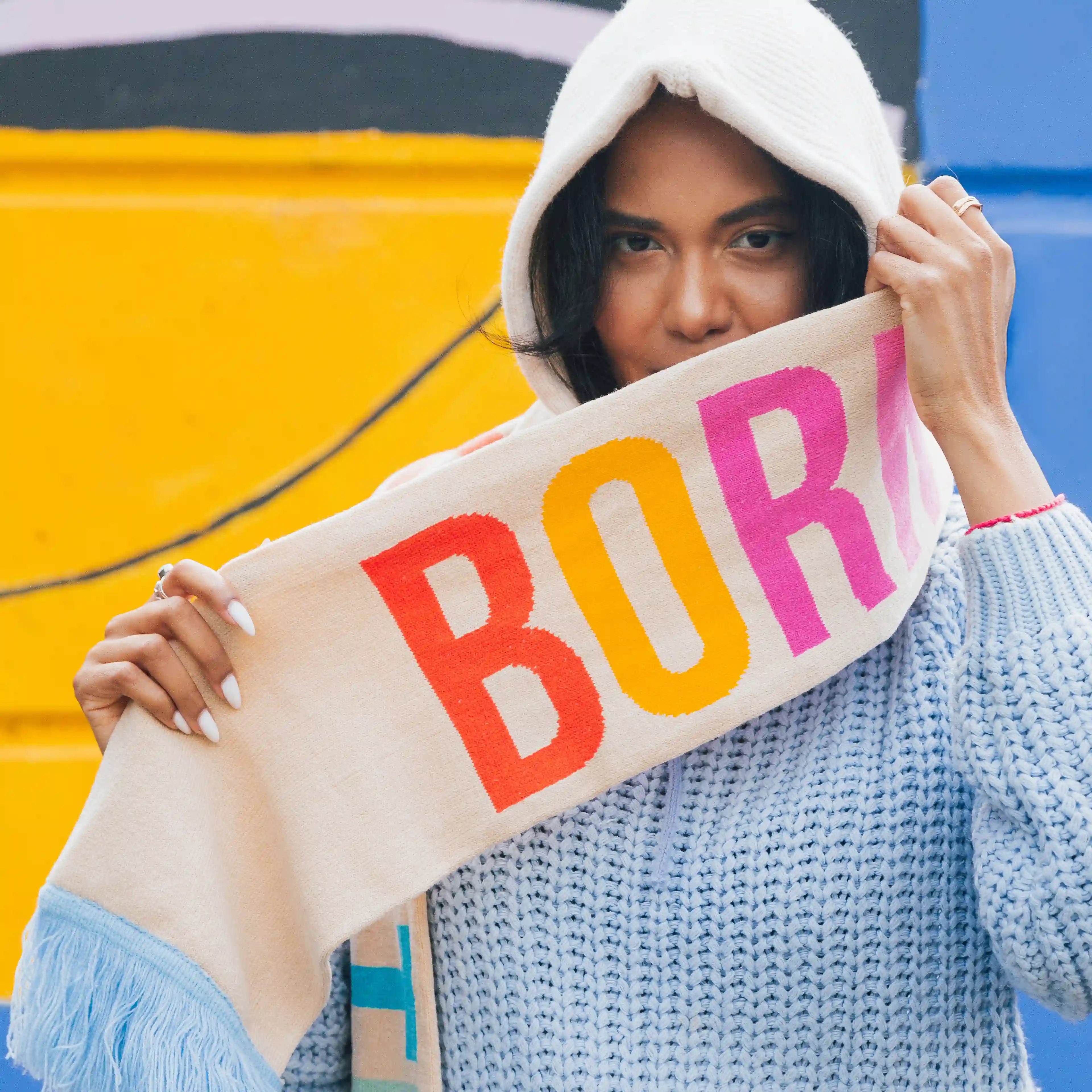 Bufanda "Born to be cute”