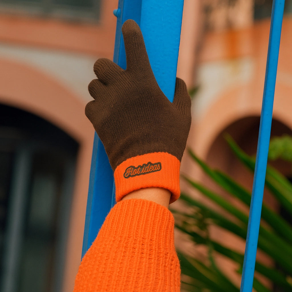 Guantes “Hot ideas” marron