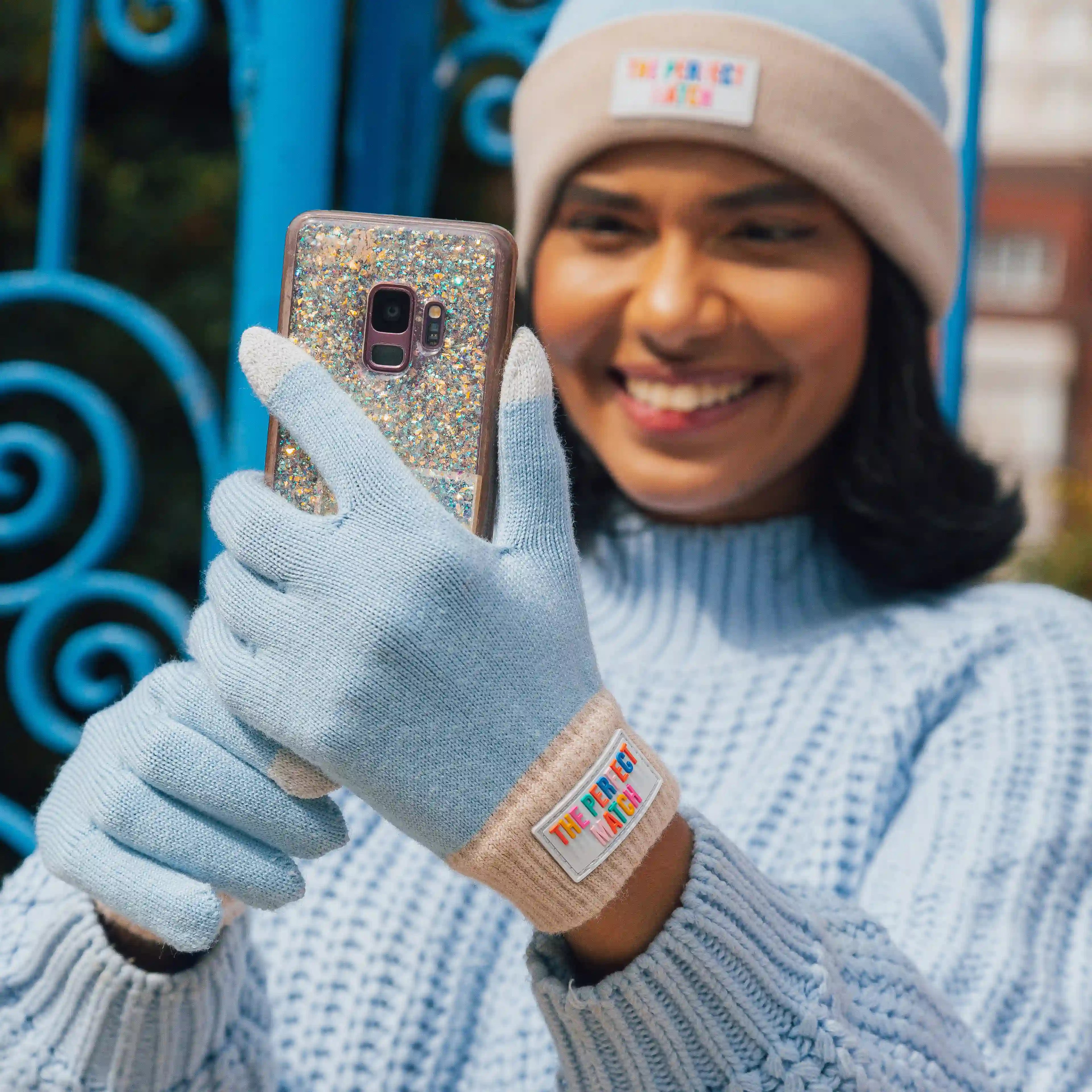Guantes “The perfect match” azul