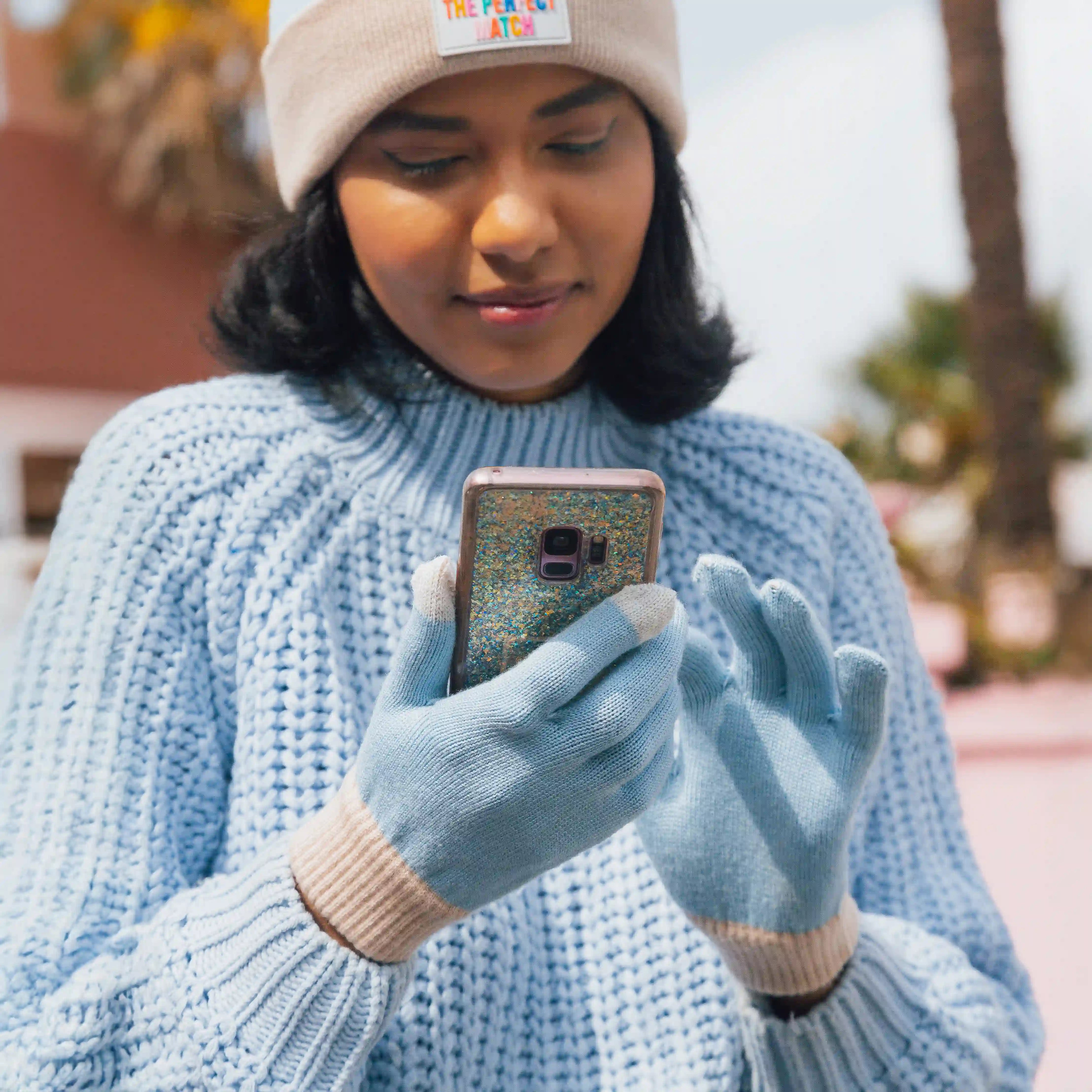 Guantes “The perfect match” azul