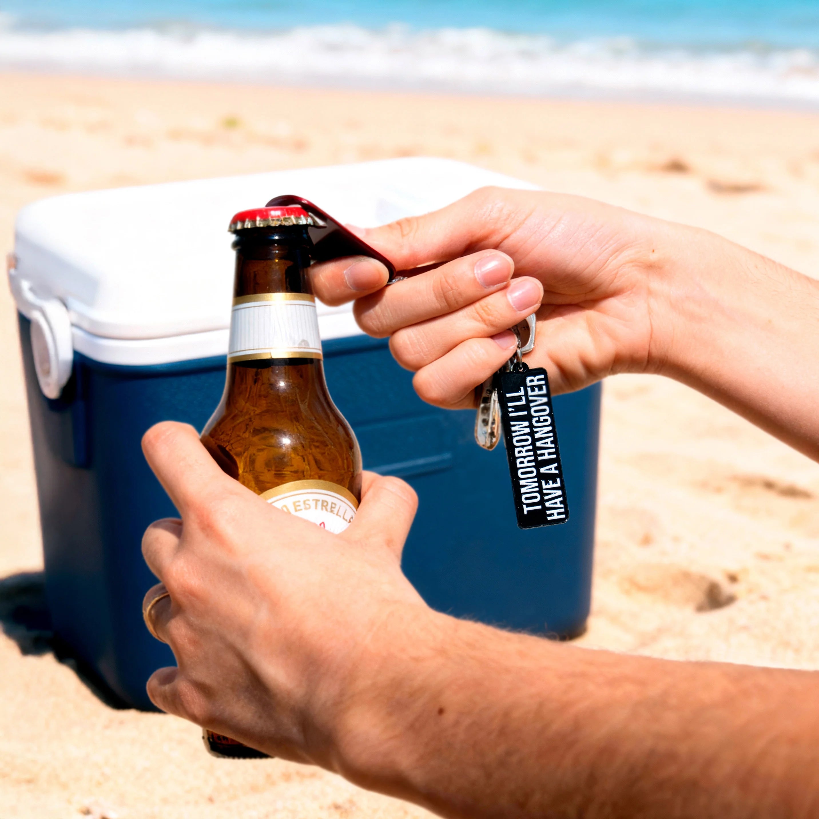 Llavero abridor “Tomorrow I’ll have a hangover”