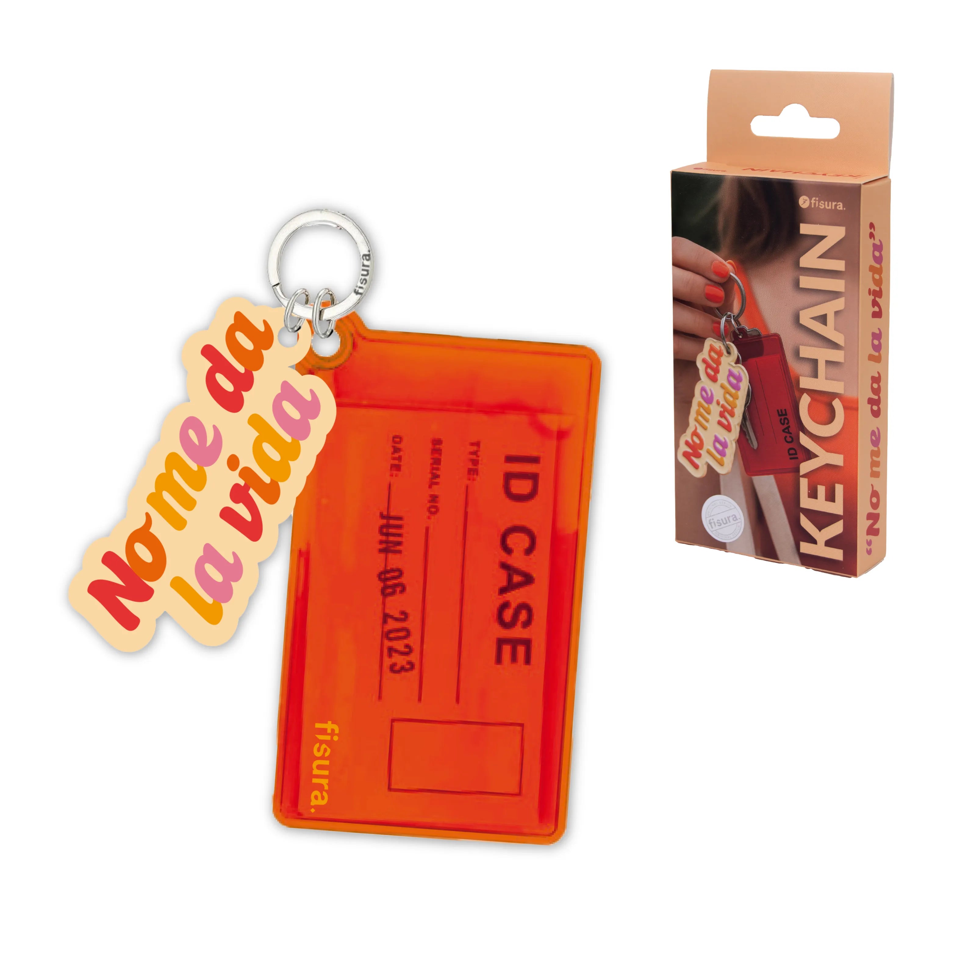 Llavero pasaporte “No me da la vida”