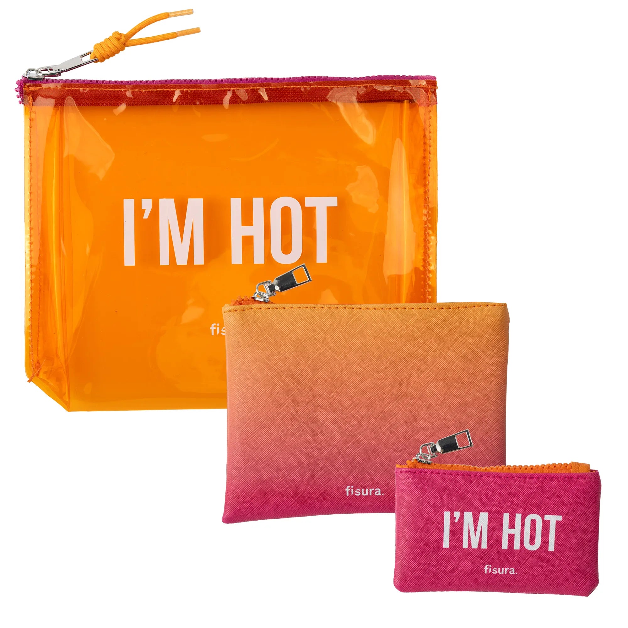 Beauty case triplo “I’m hot”
