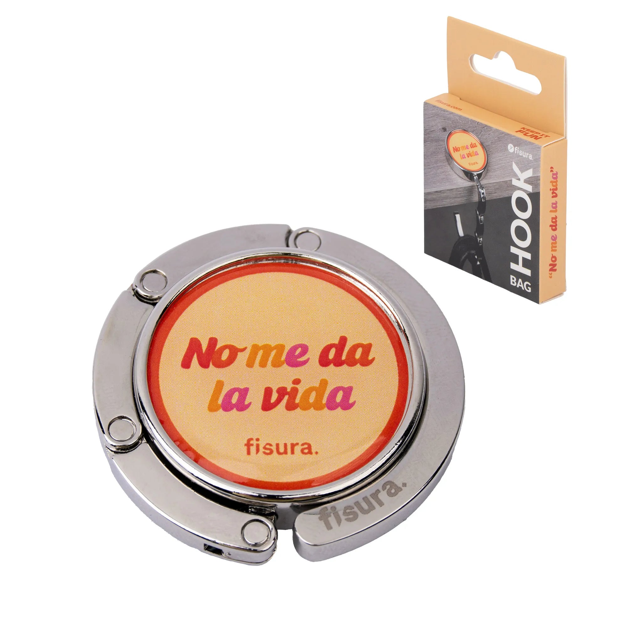 Taschenhaken „No me da la vida“