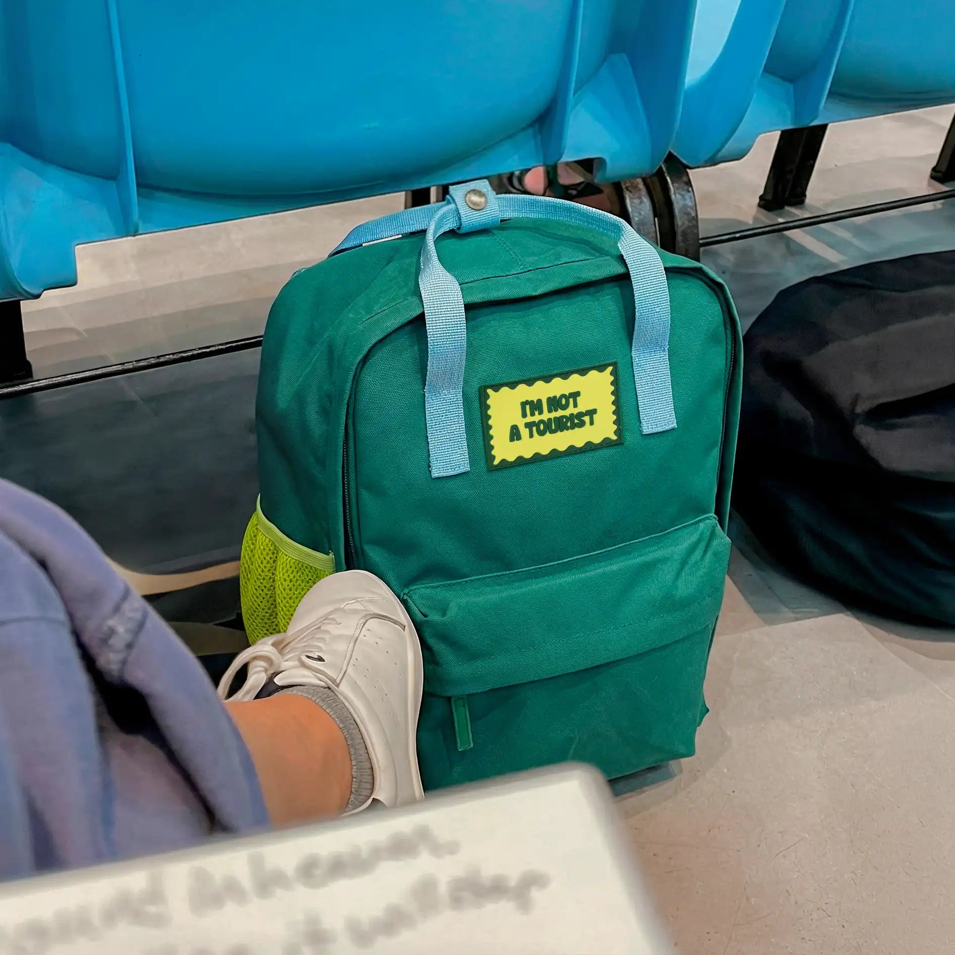 Sac à dos "I’m not a tourist"