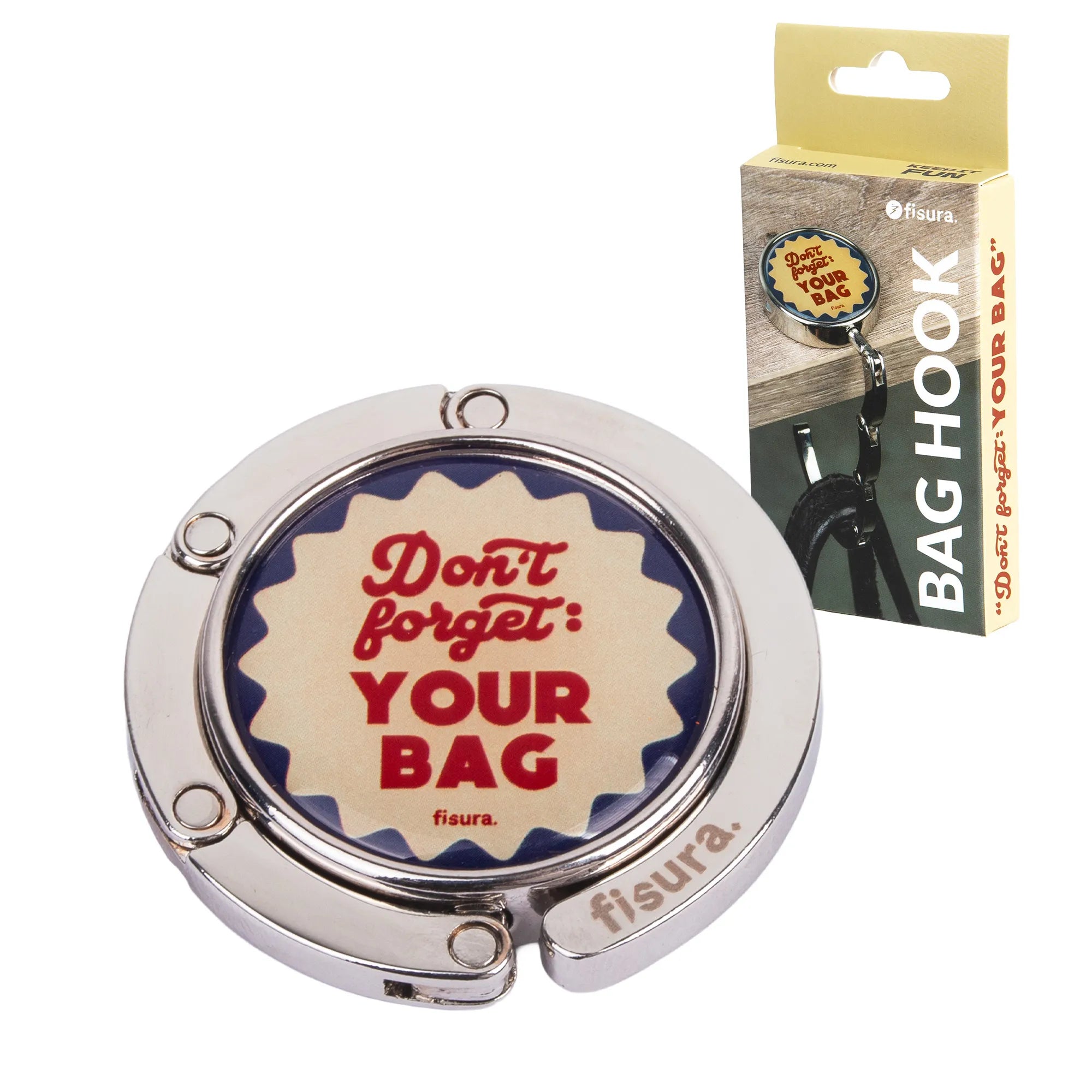 Colgador bolso “Don’t forget your bag”