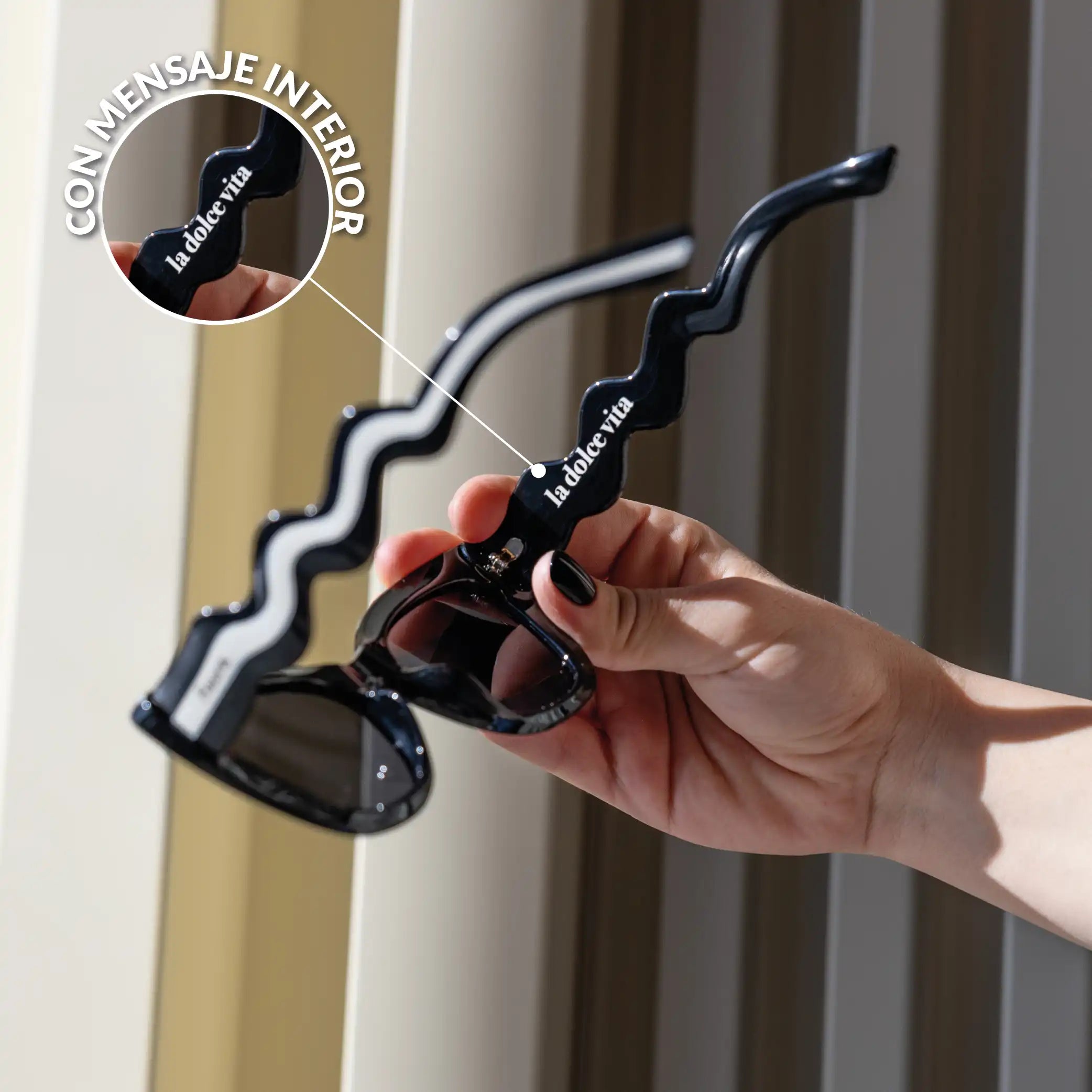 Gafas de sol ondas "La dolce vita"