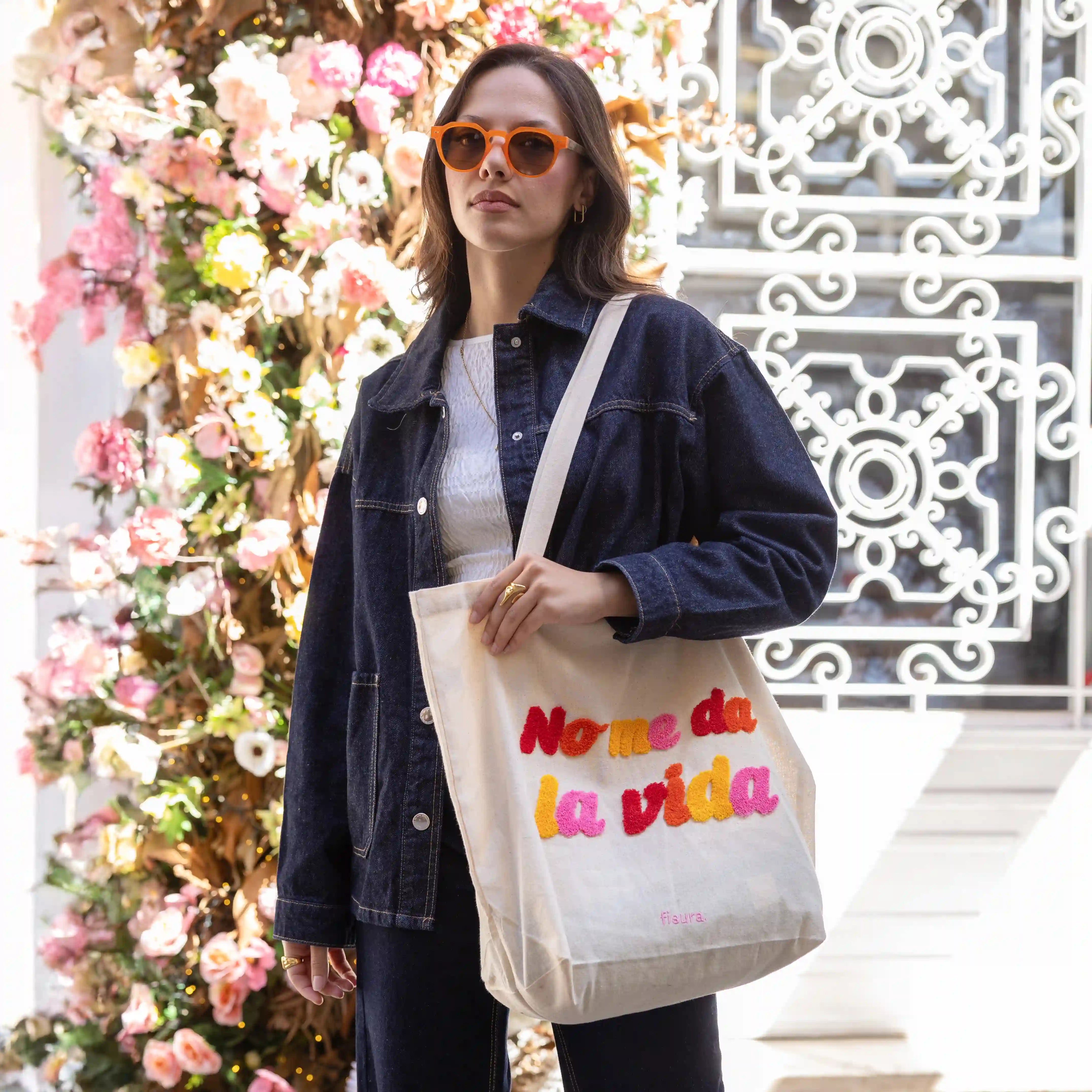 Tote bag borreguillo “No me da la vida”