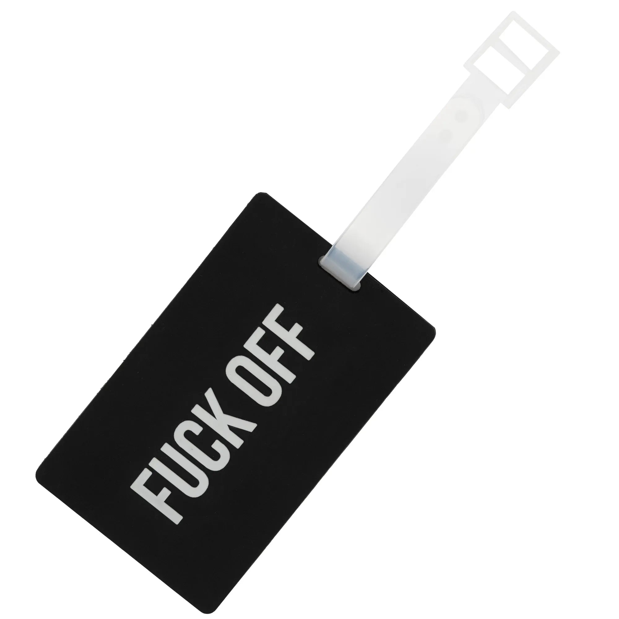 Kofferanhänger „Fuck off“