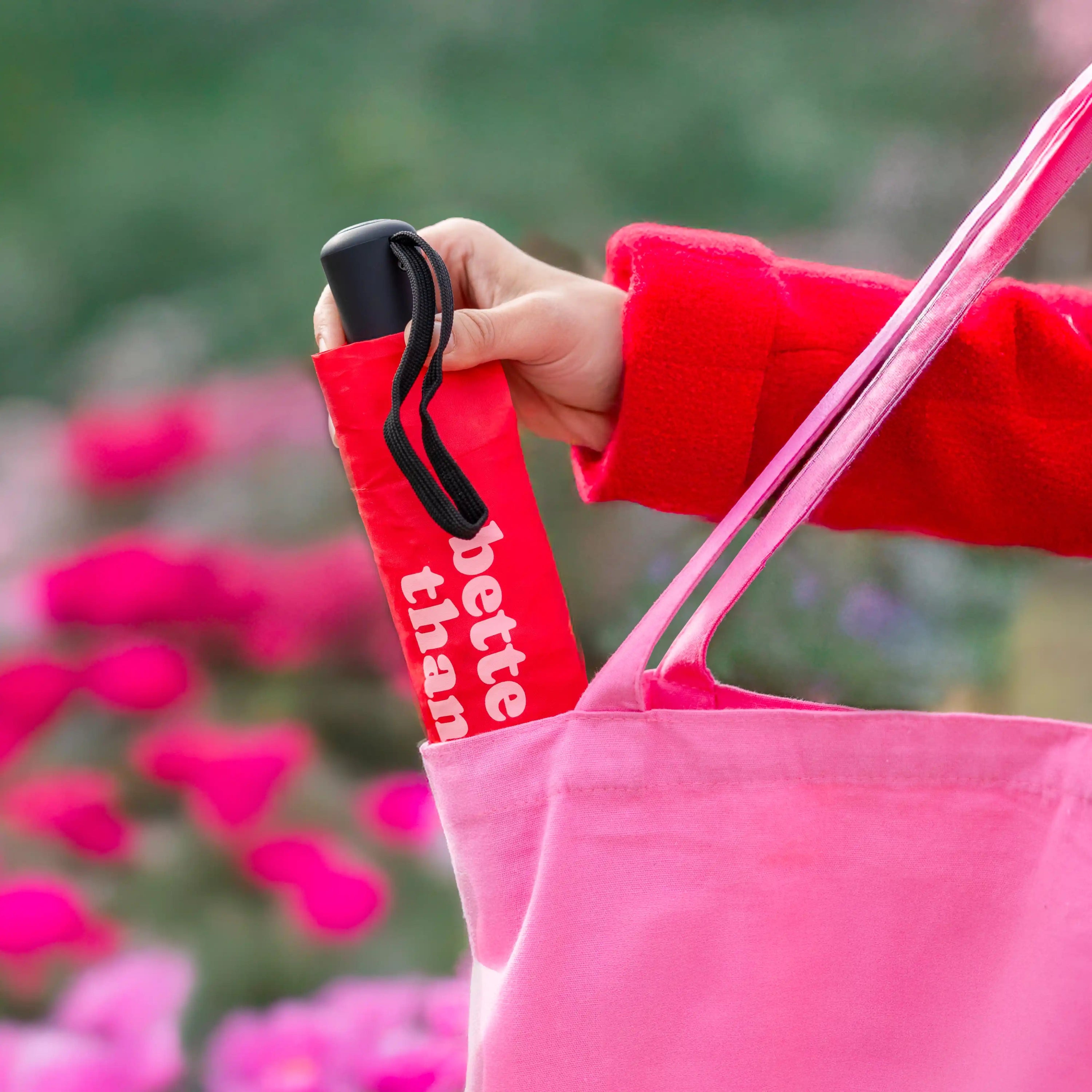 Paraguas plegable “Better late than ugly”