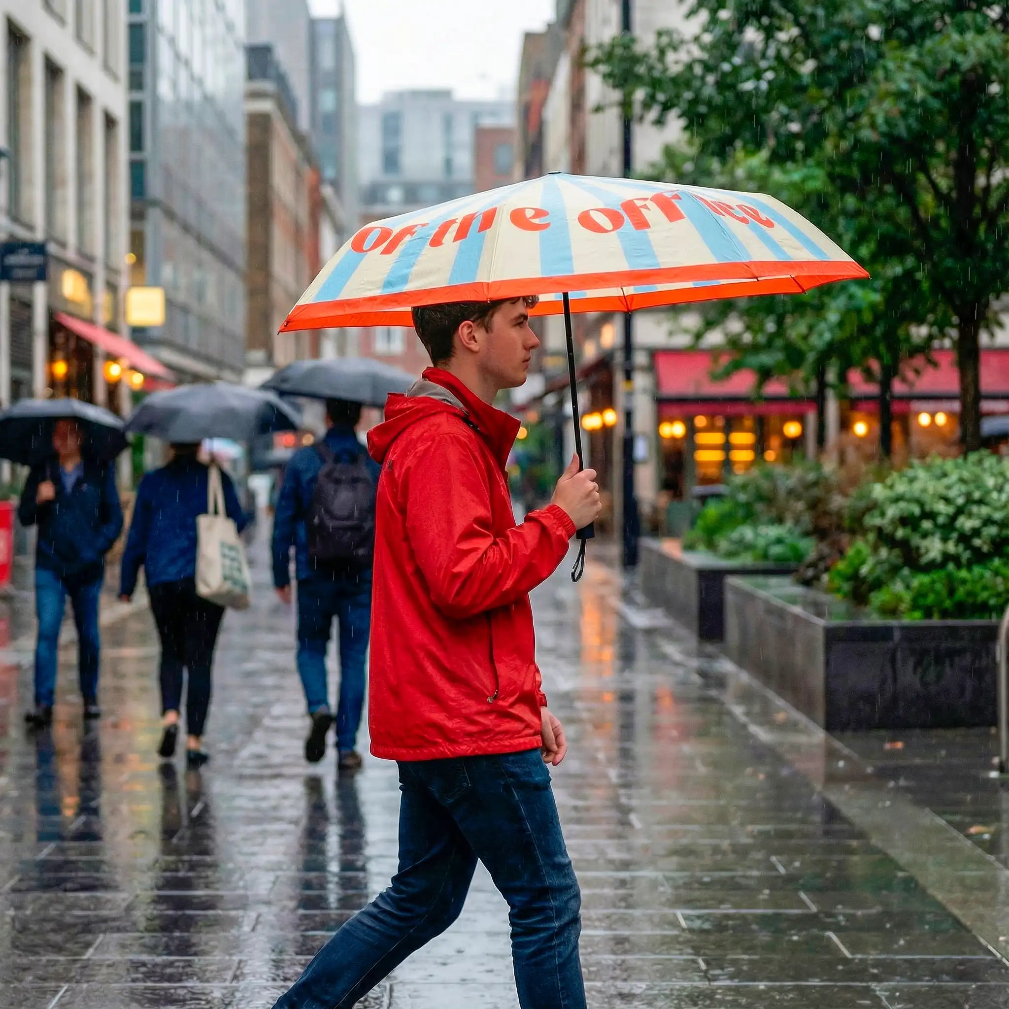 Paraguas plegable "Out of the office"