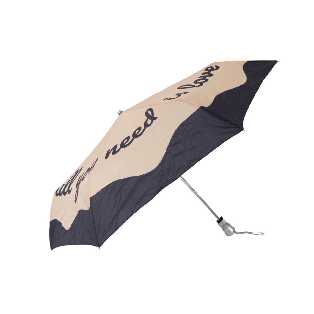 Paraguas plegable doble "All you need is love"