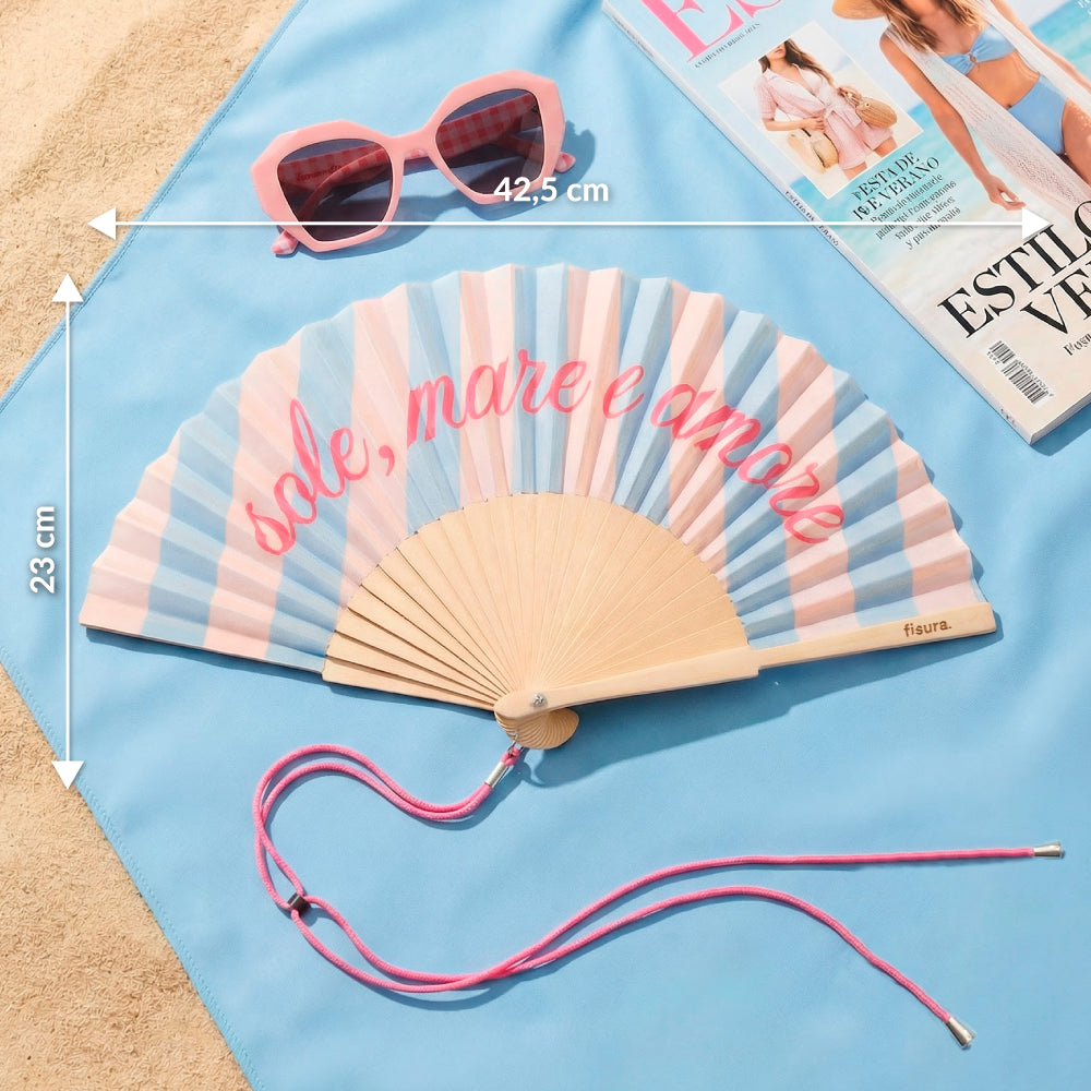 Abanico "Sole, mare e amore"