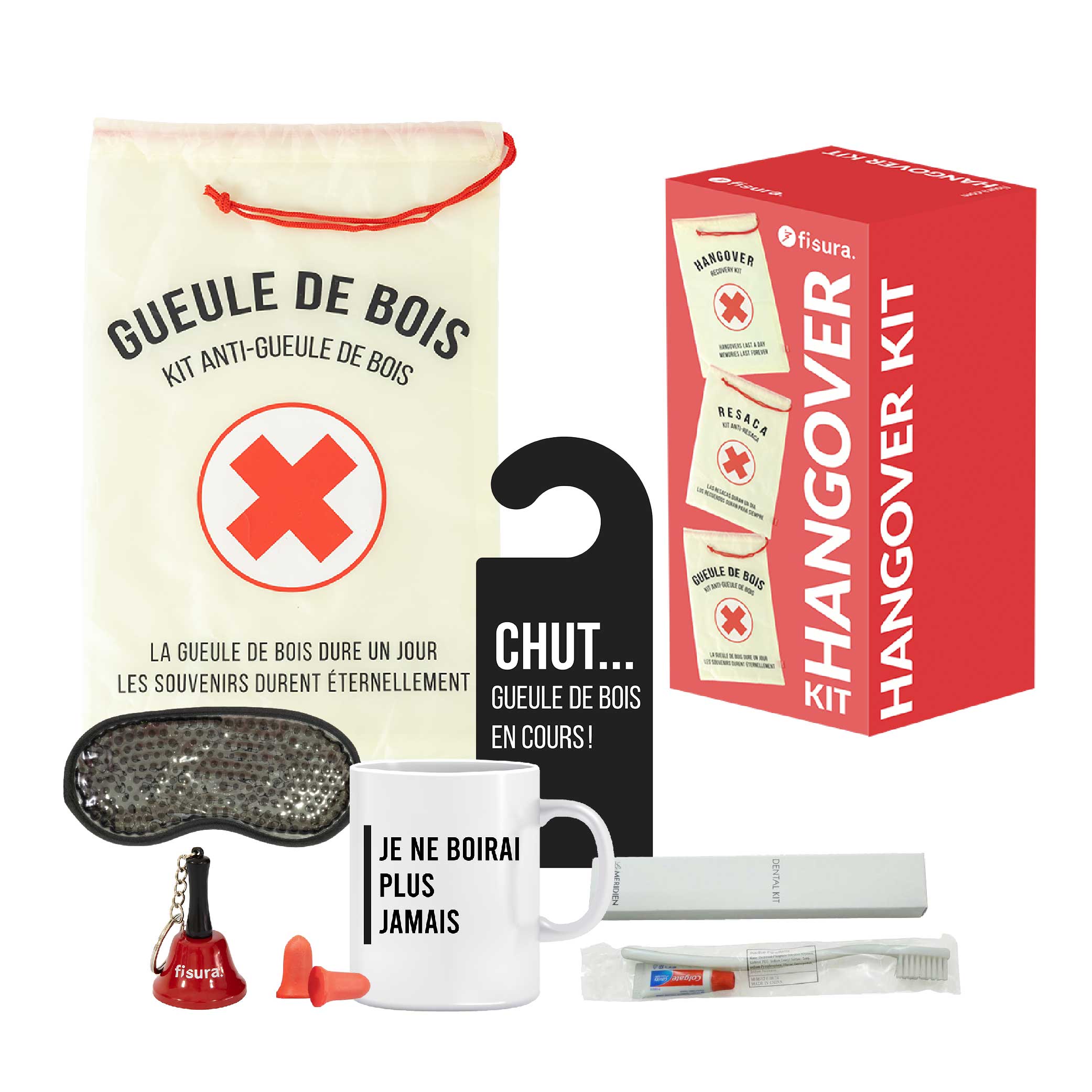 Kit de resaca en francés "Gueule de bois"