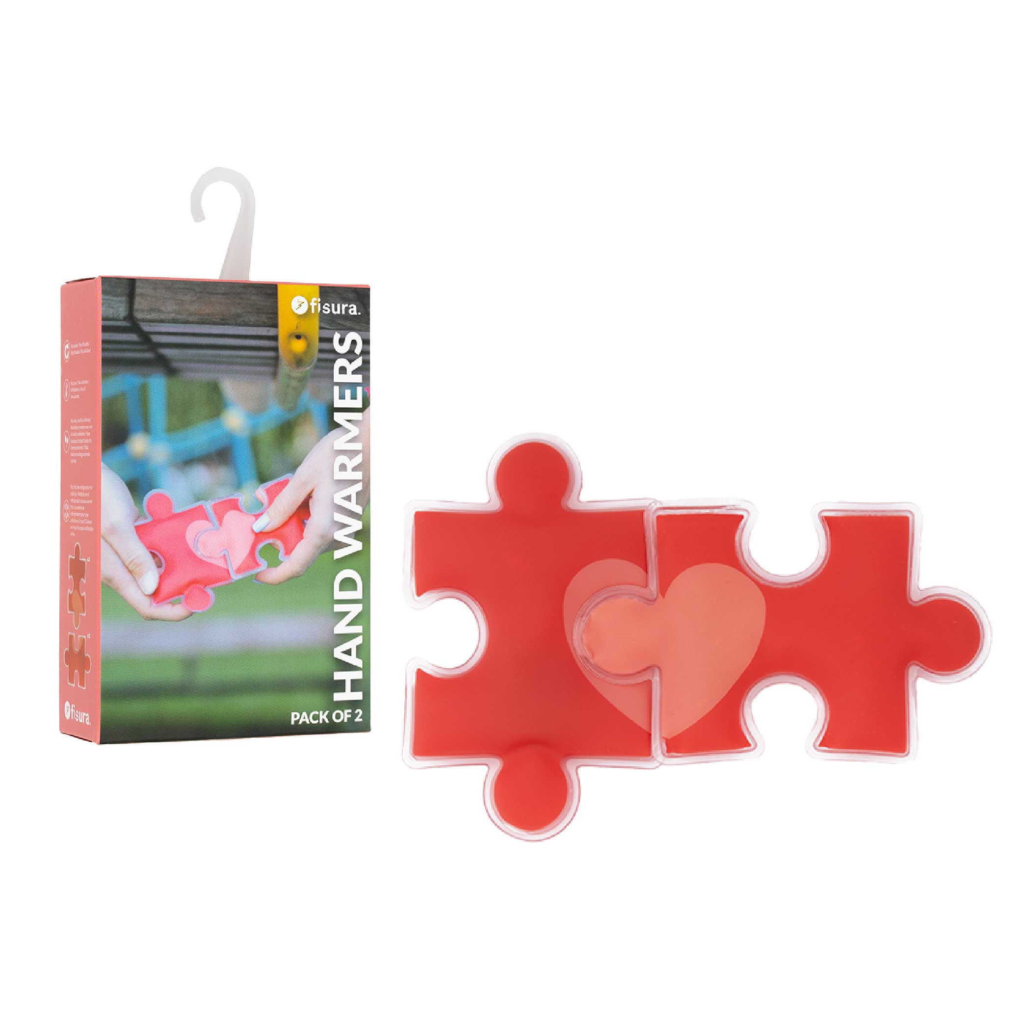 Pack de 2 calentadores de manos “puzzle”