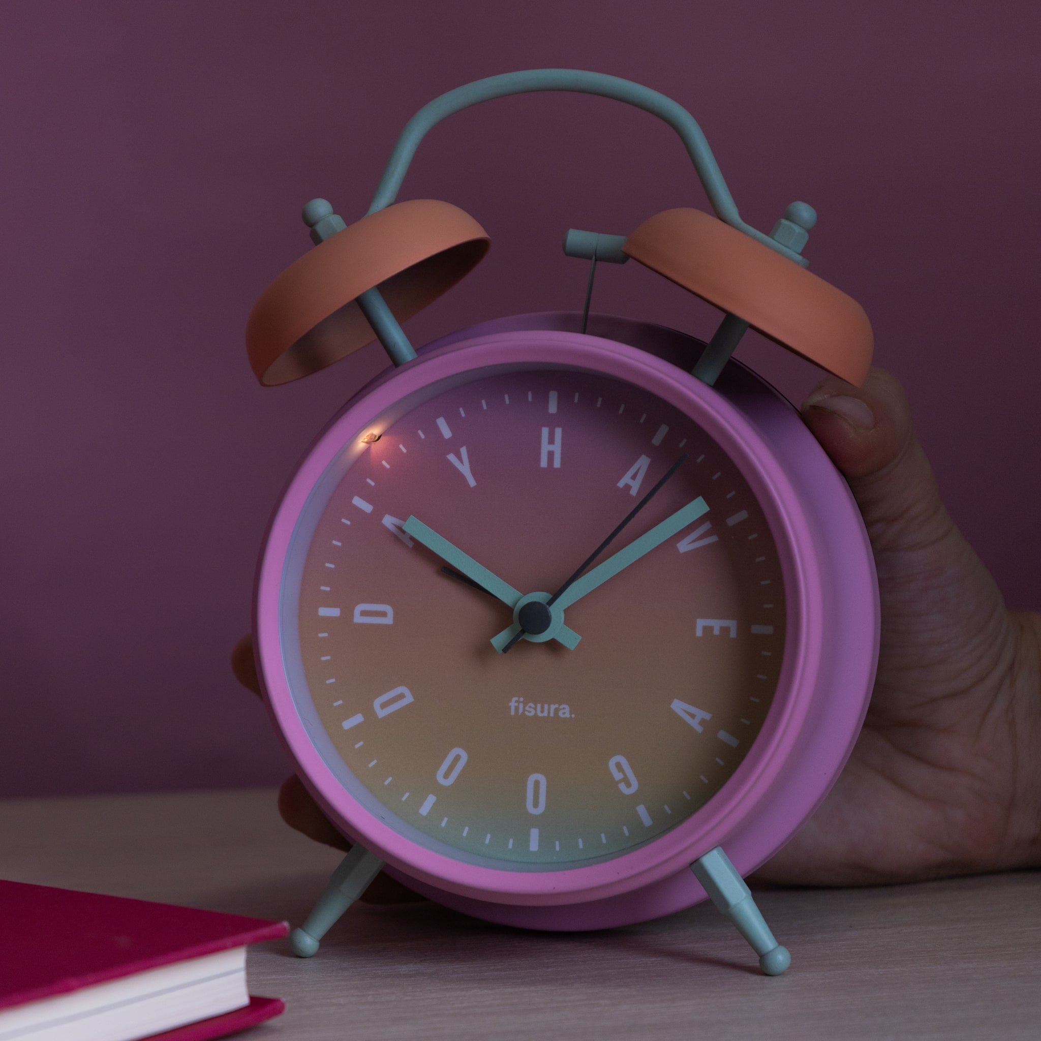 Reloj despertador Retro "Have a good day"