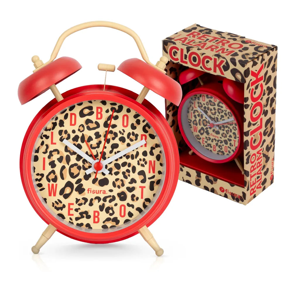 Reloj despertador retro “Leopardo”