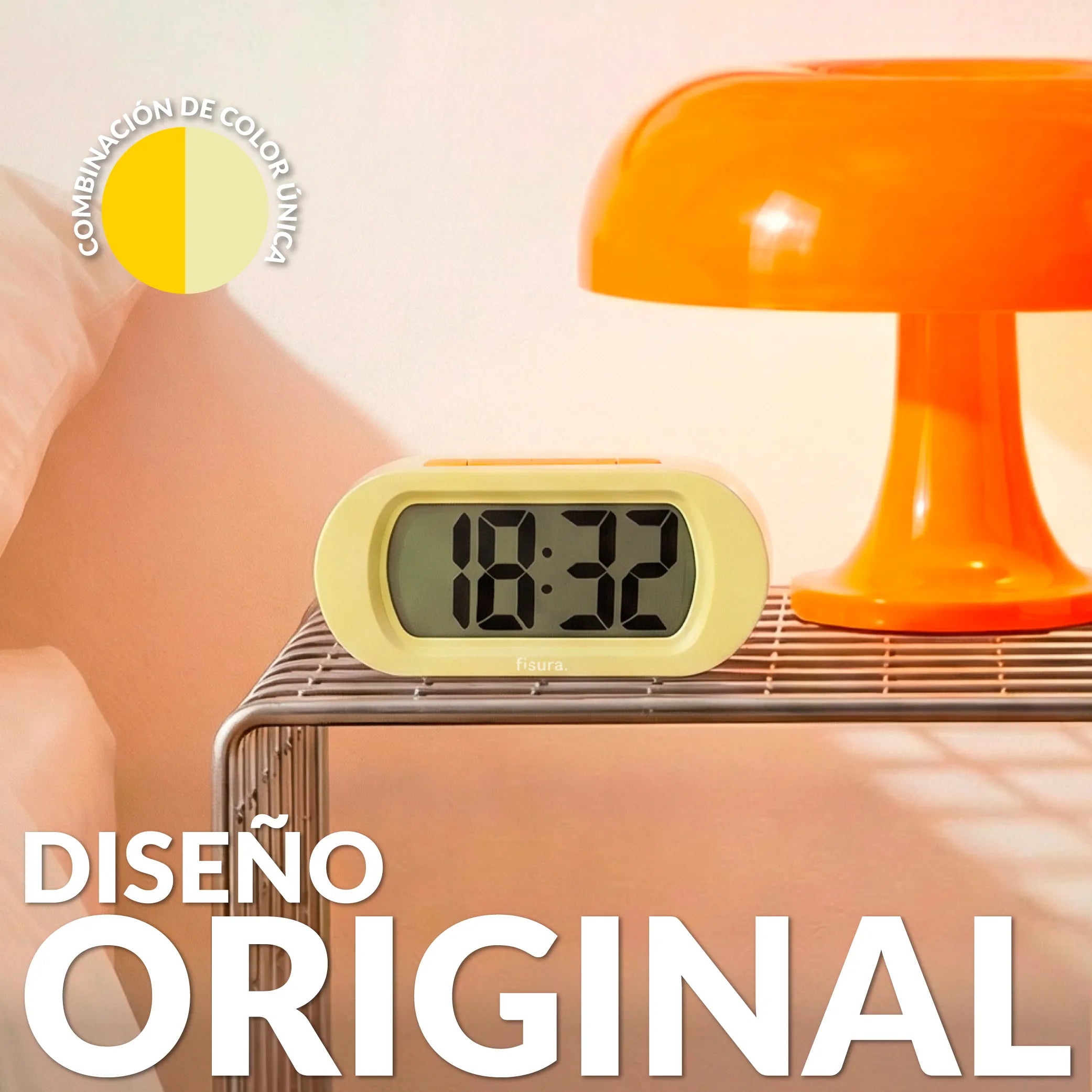 Reloj gummy amarillo