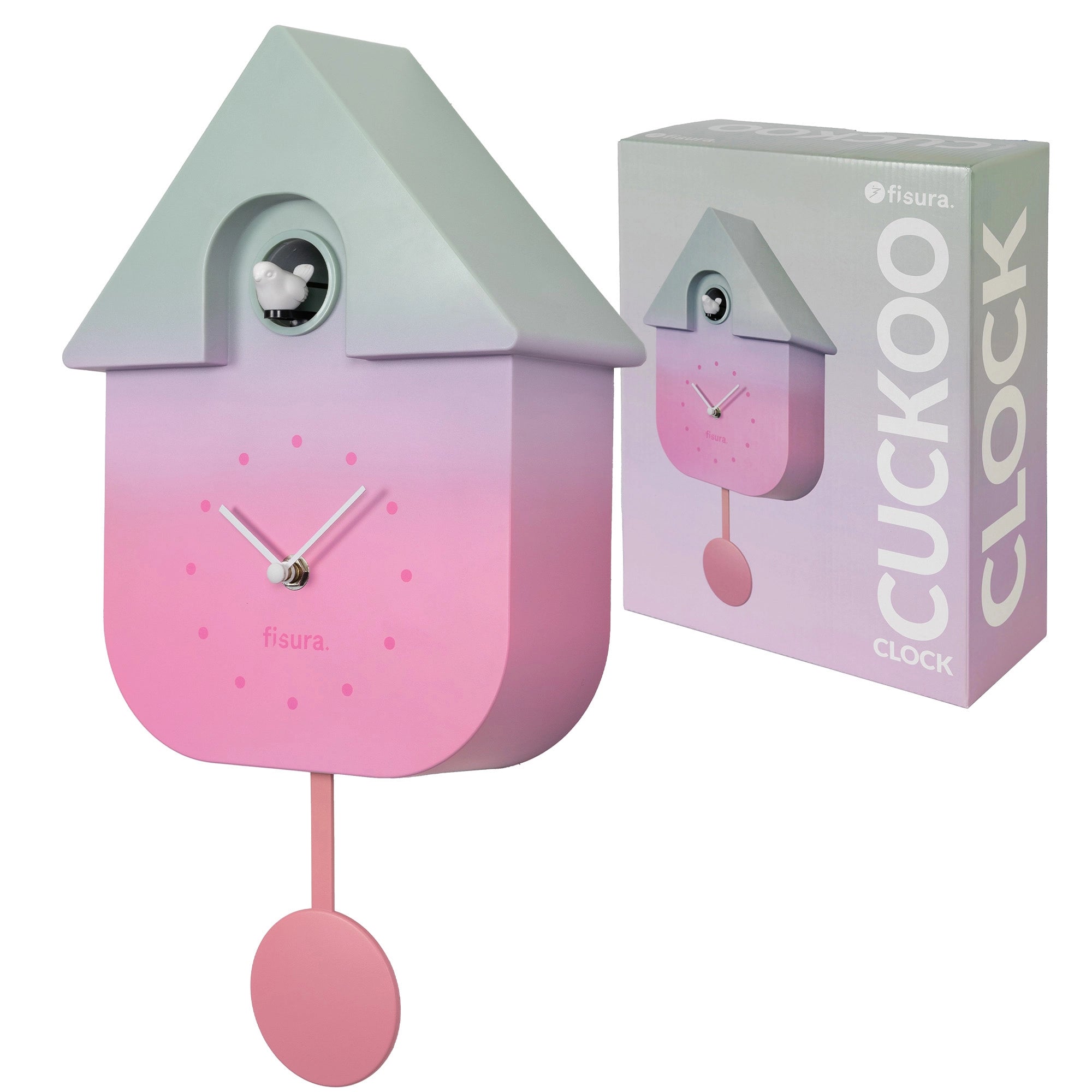 Reloj de cuco degradado