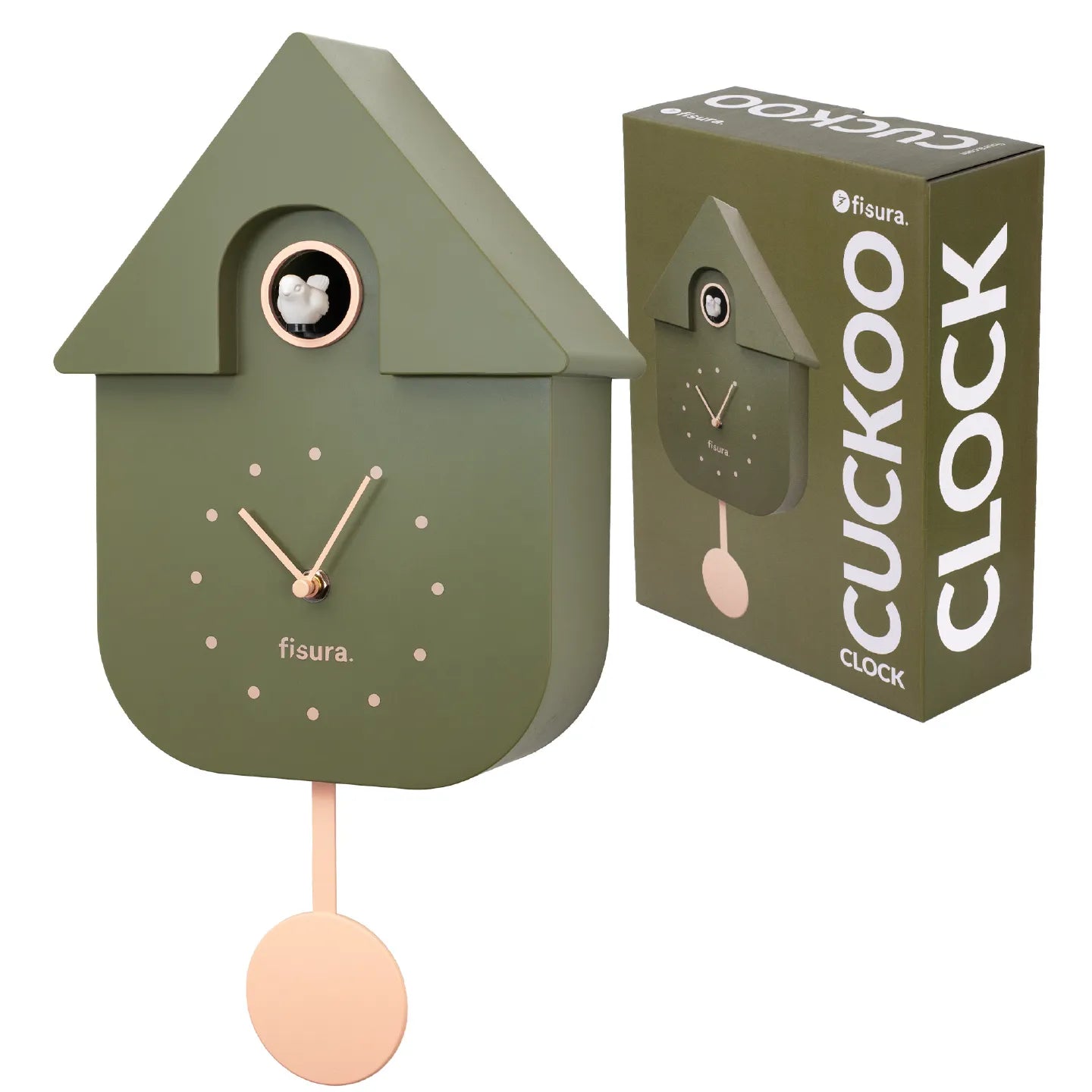 Reloj cuco “oliva”