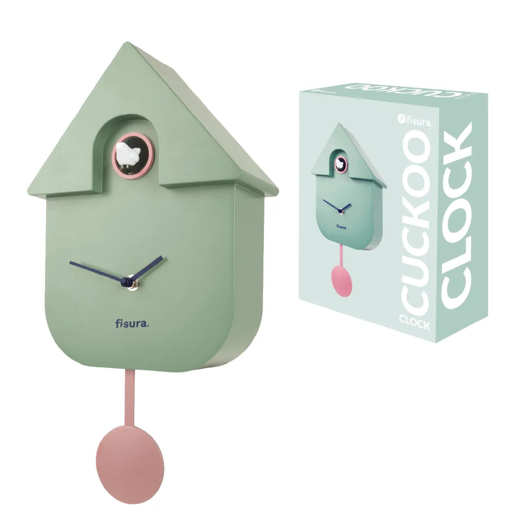 Reloj Cuco Casita Menta