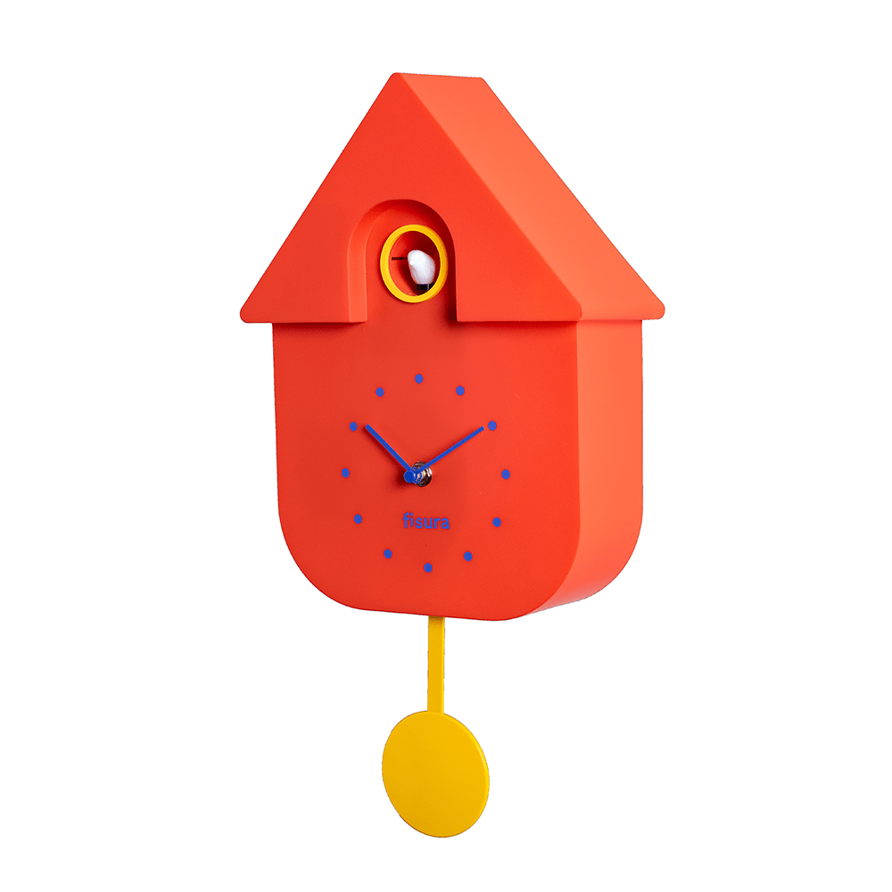 Reloj Cuco casita multicolor