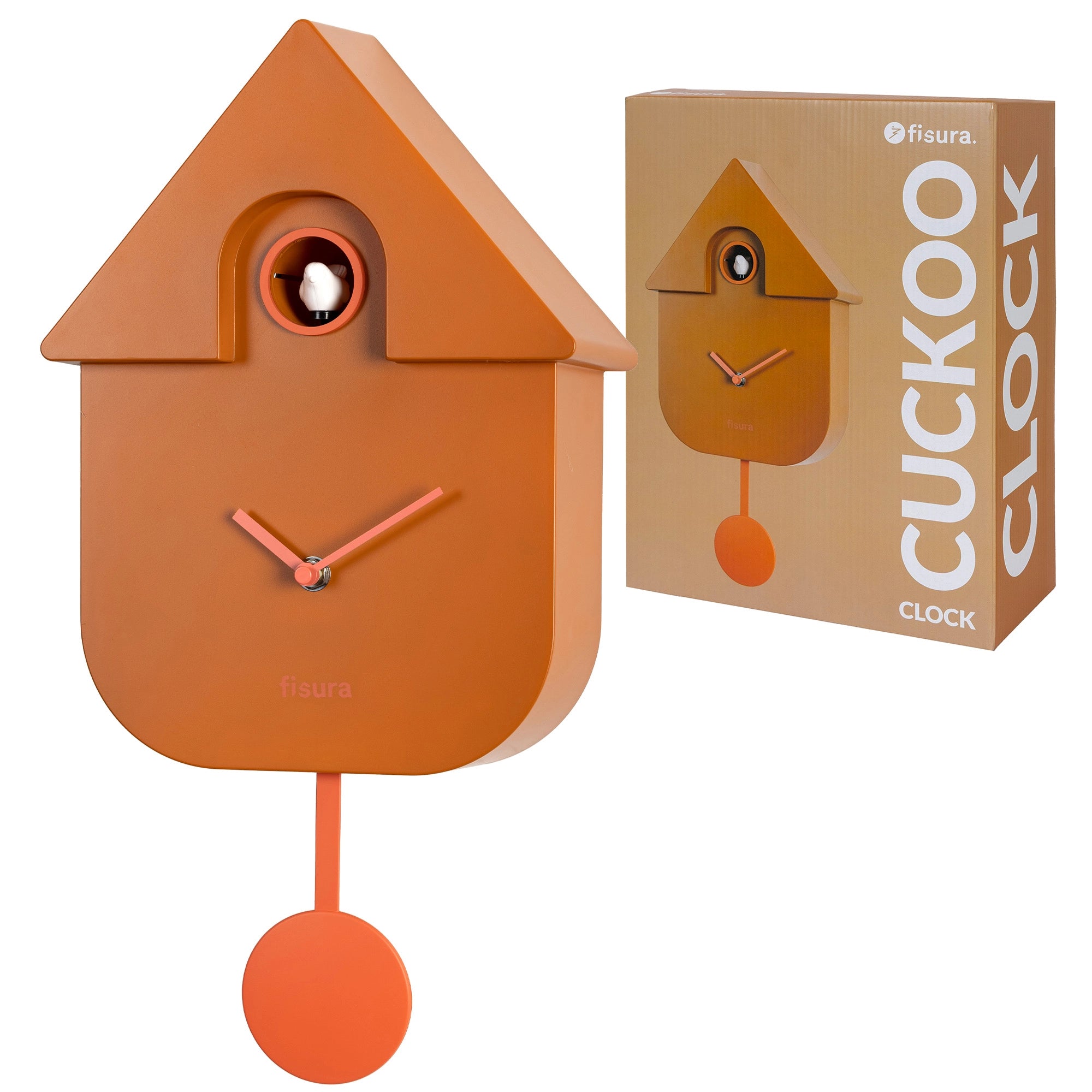 Reloj Cuco casita - Terracota