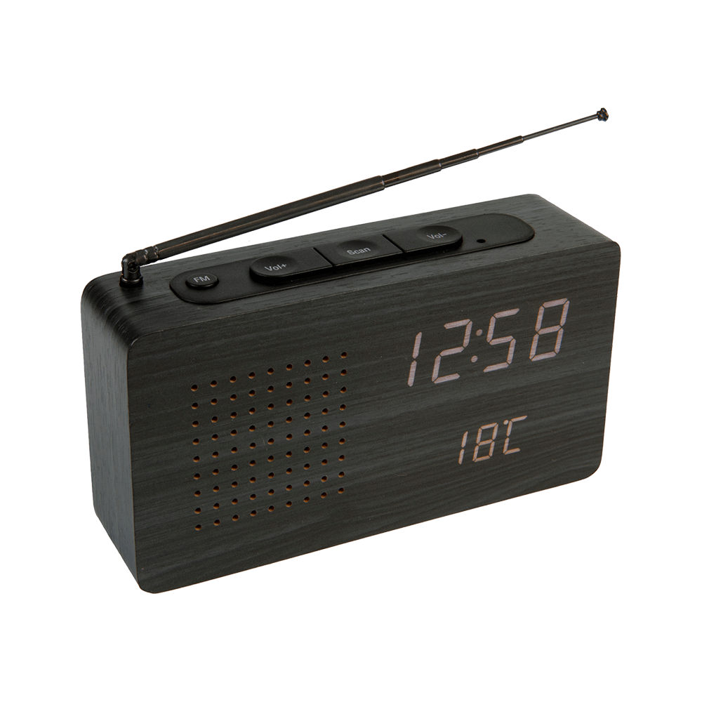 Radio reloj - Negro