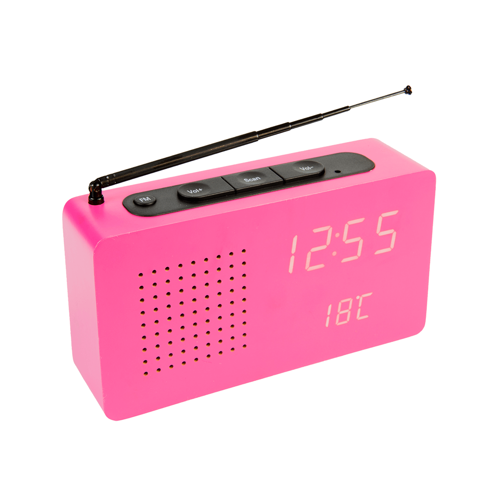Radio reloj - Magenta