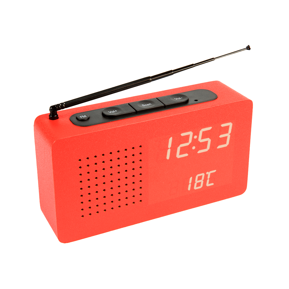 Radio reloj - Roja
