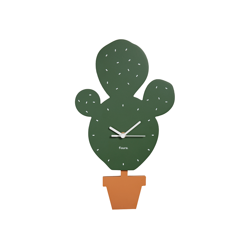 Reloj de pared “cactus”