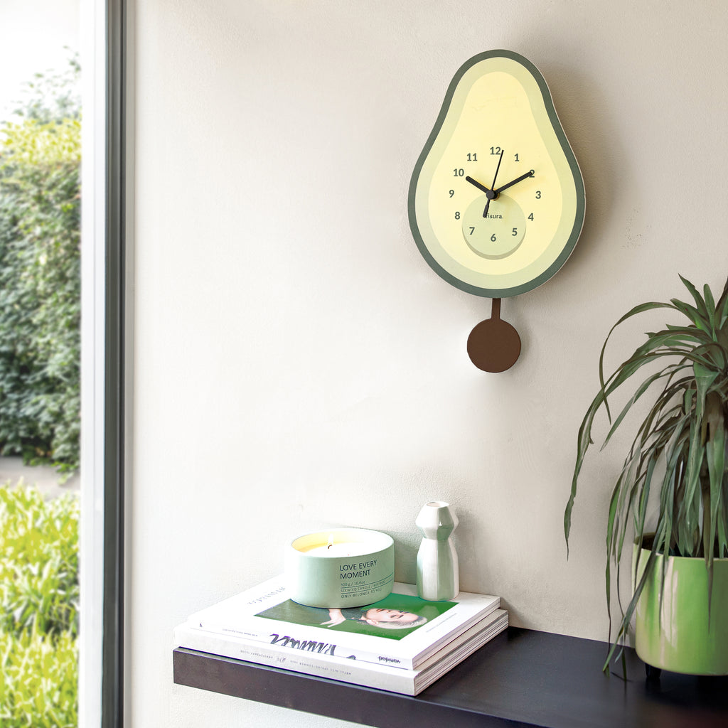 Reloj de pared “aguacate”