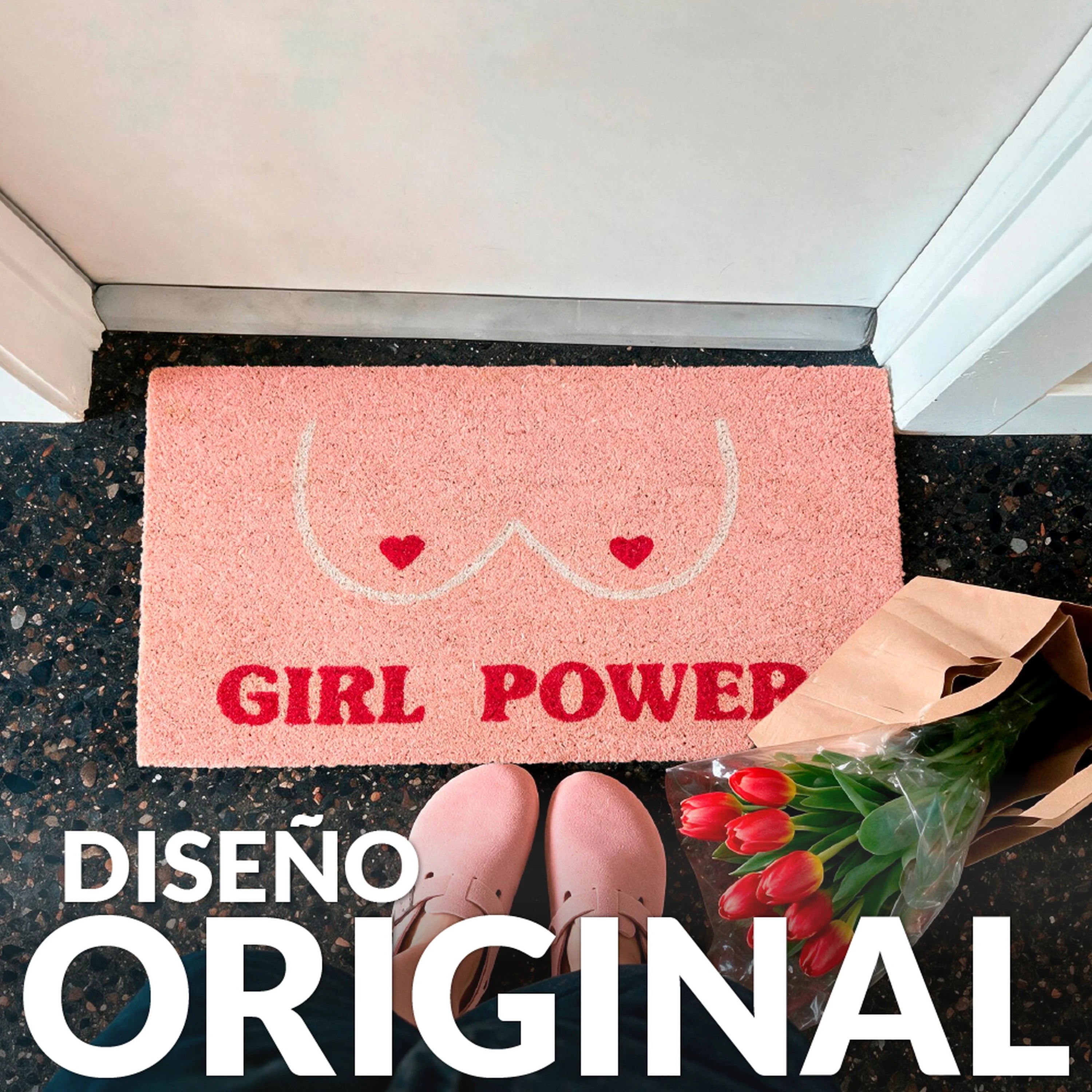 Felpudo 'Girl Power'