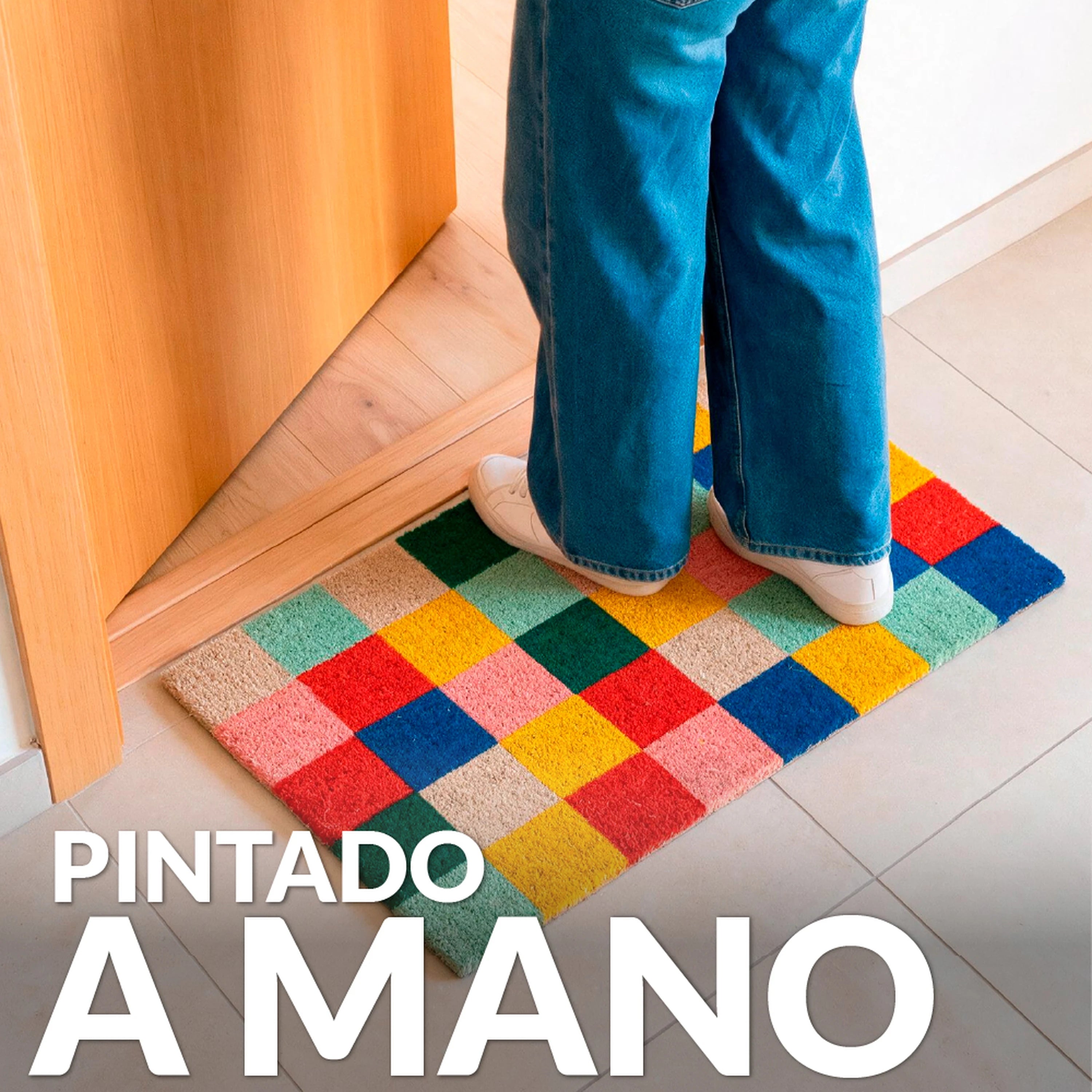 Felpudo  Summer Squares Multicolor