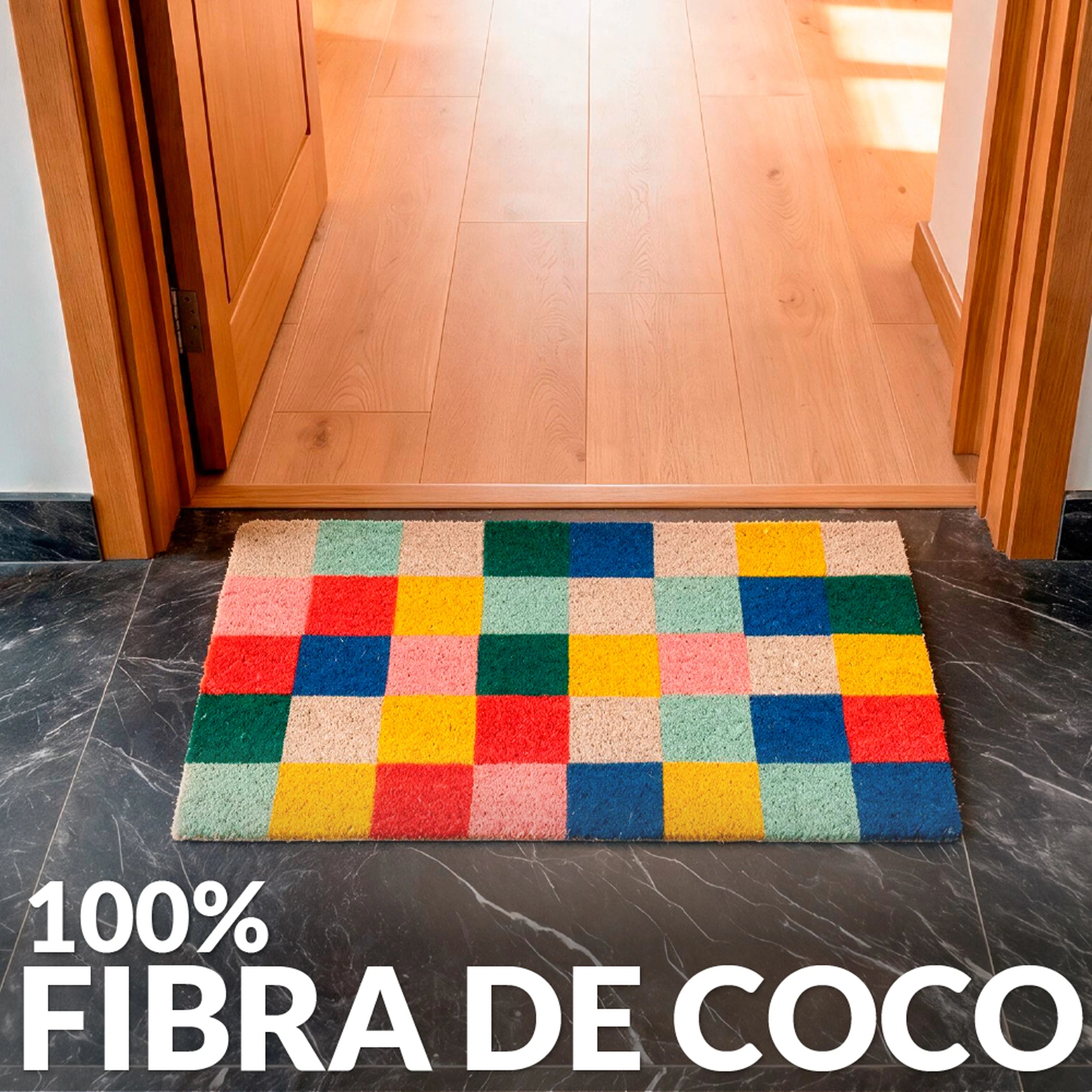 Felpudo  Summer Squares Multicolor