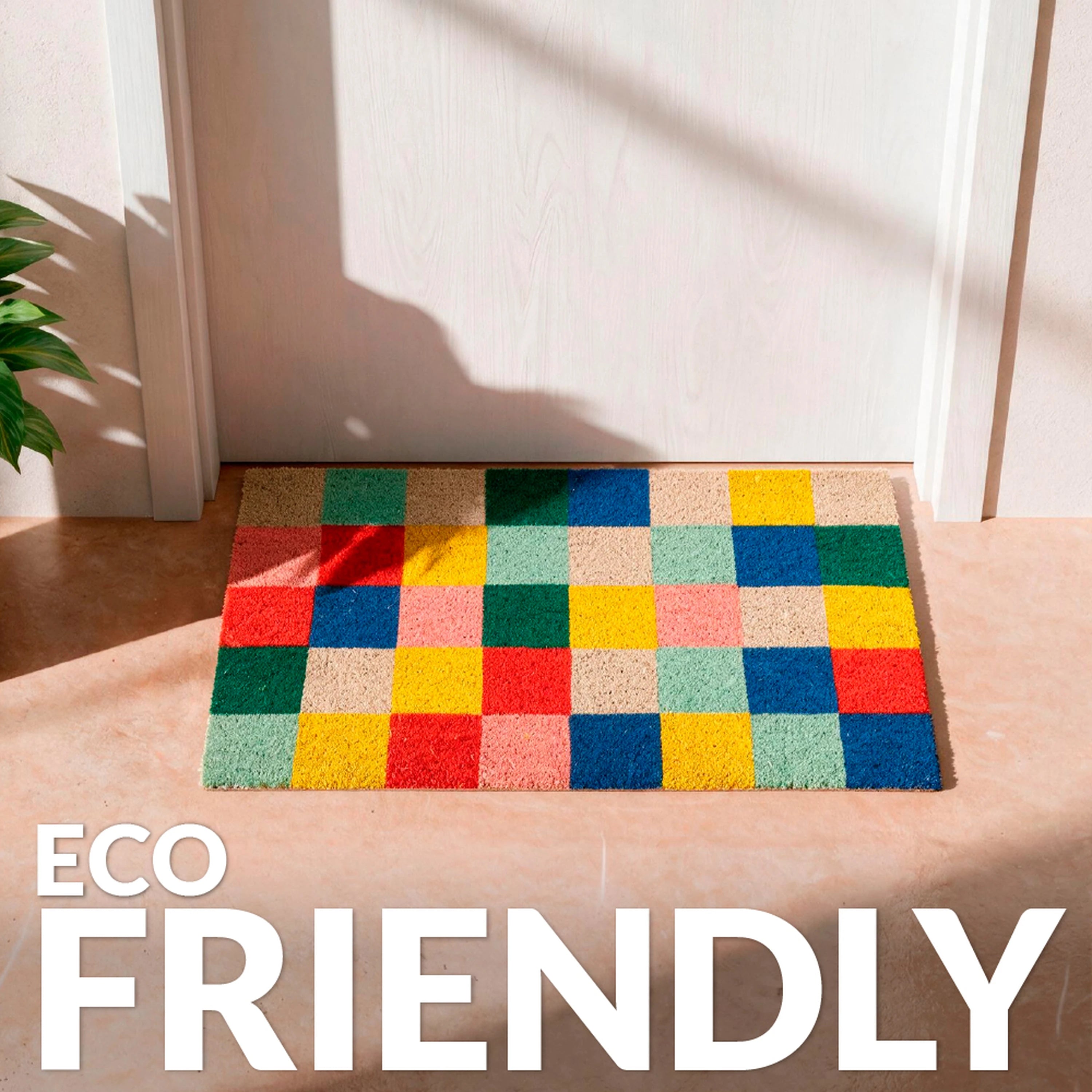 Felpudo  Summer Squares Multicolor