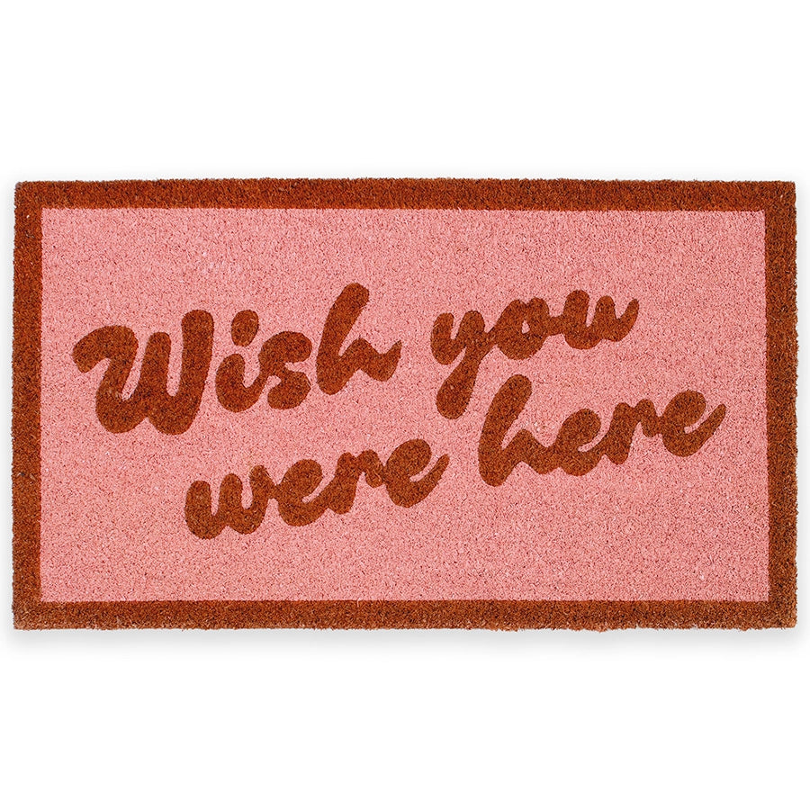 Felpudo “Wish you were here”