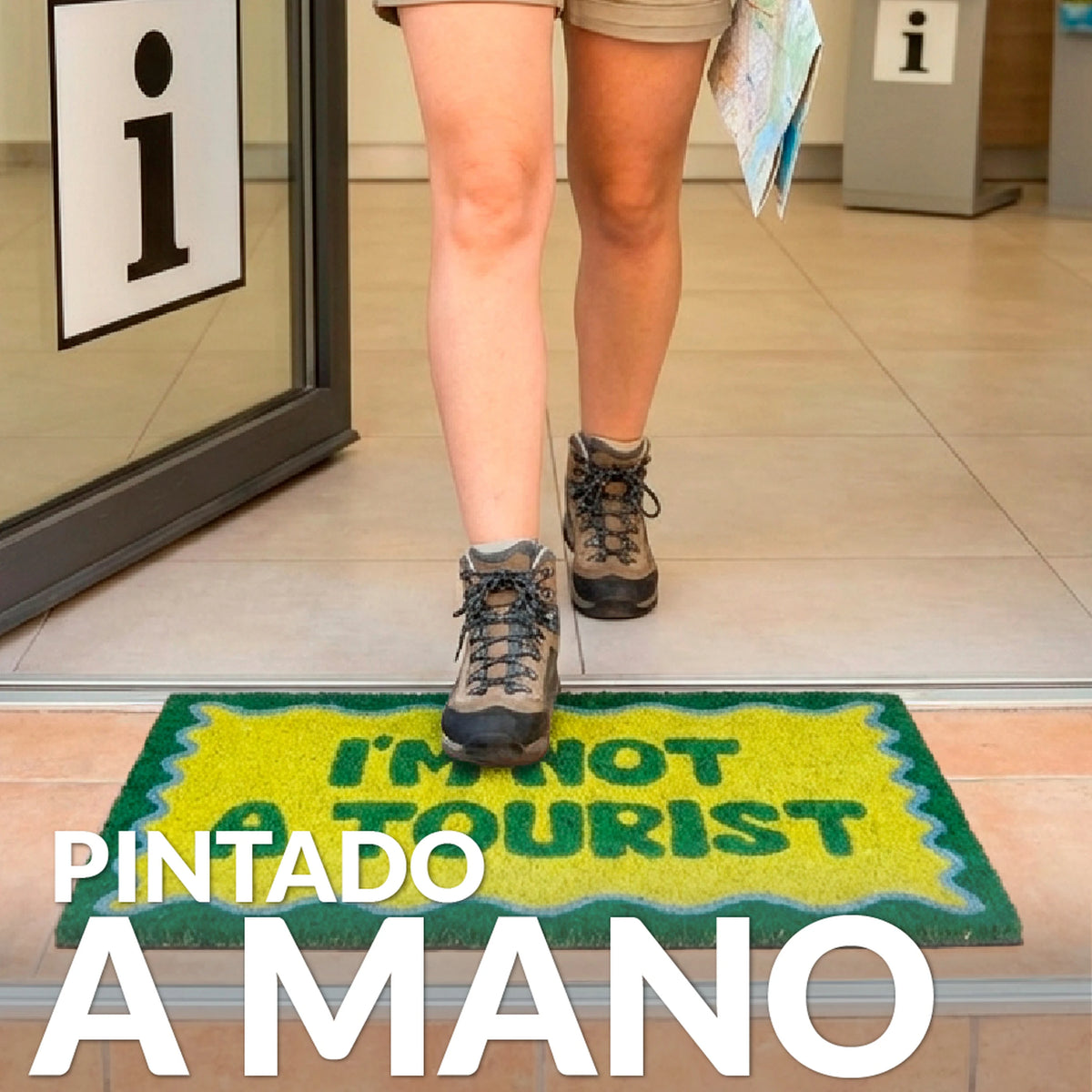 Felpudo "I´m not a tourist"
