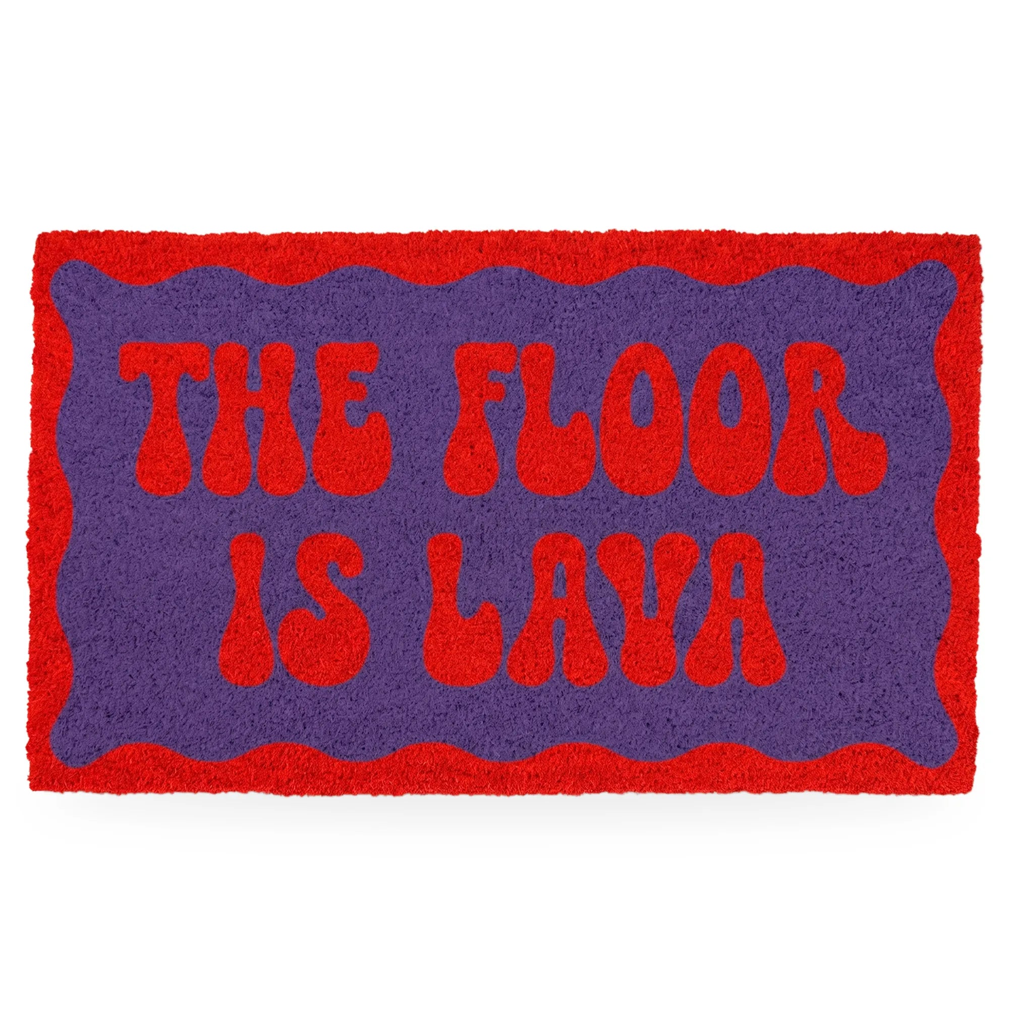Felpudo "The floor is lava"
