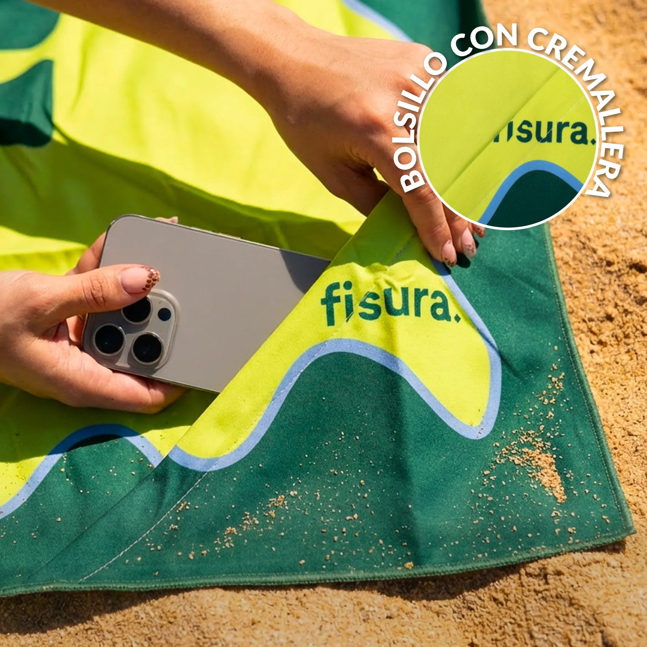 Toalla playa "I`m not a tourist"
