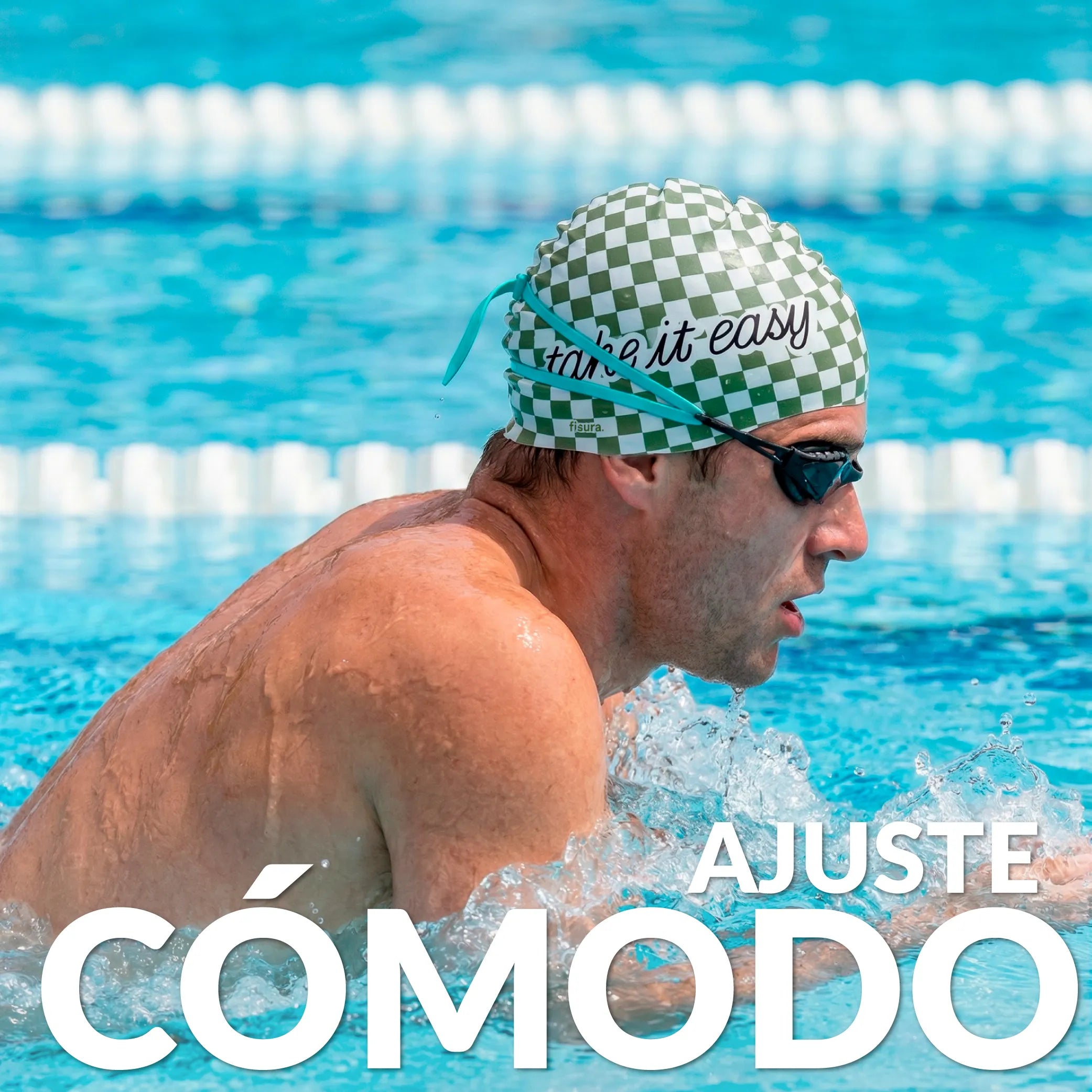 Gorro de piscina “Take it easy”