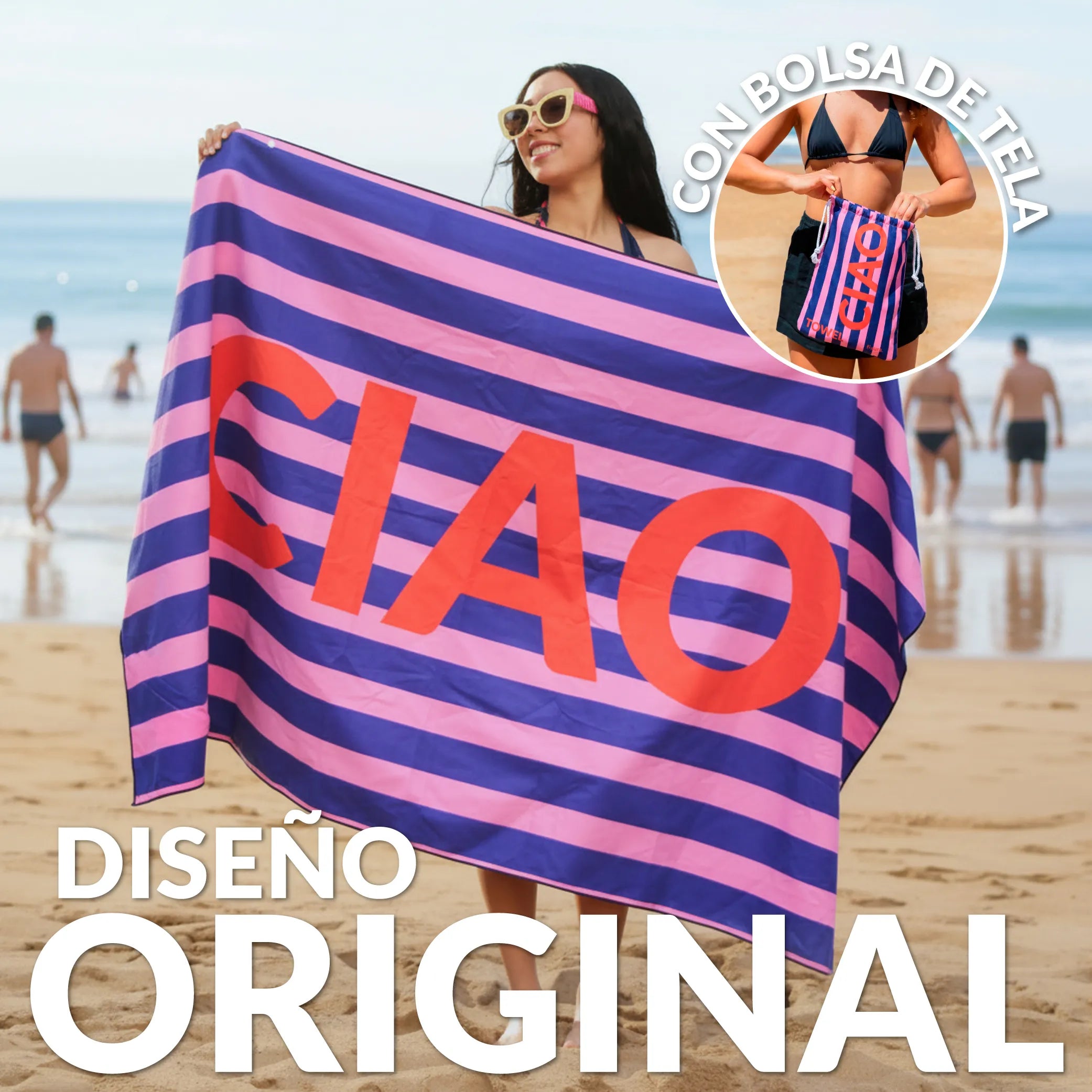 Toalla playa "Ciao"
