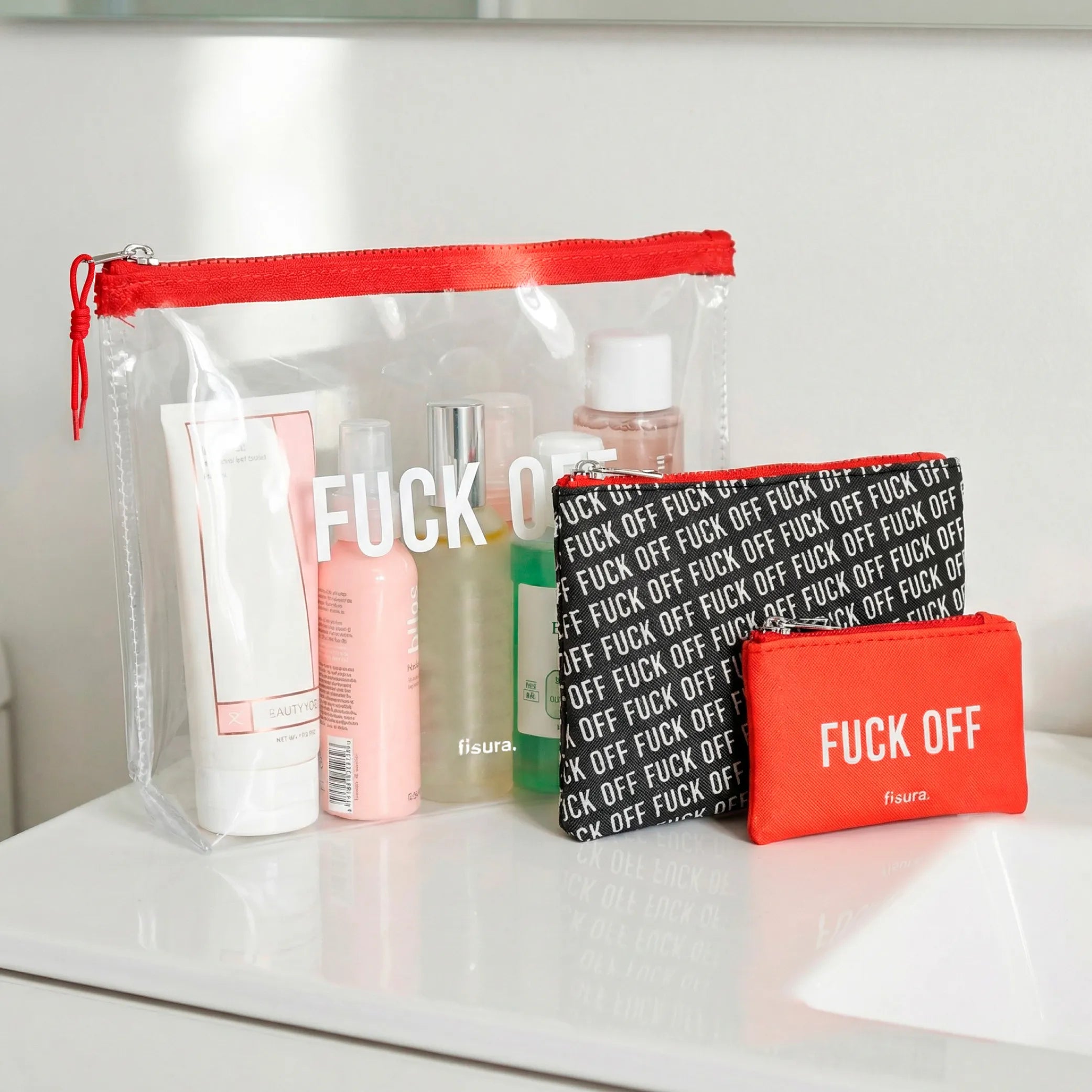 Neceser triple “Fuck off”