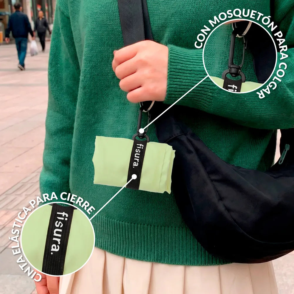 Bolsa compra plegable aceitunas