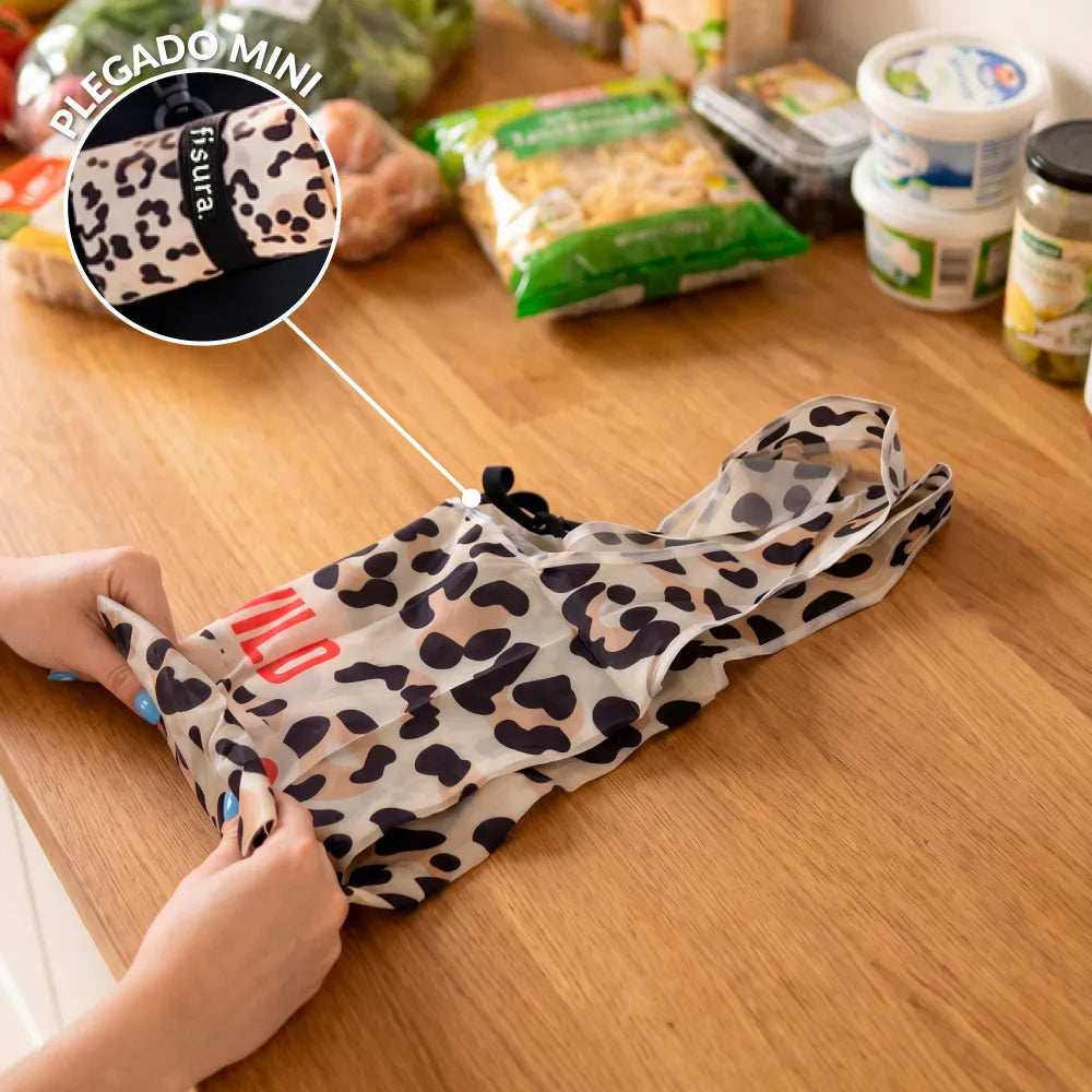 Bolsa compra plegable "My wild shopping bag"