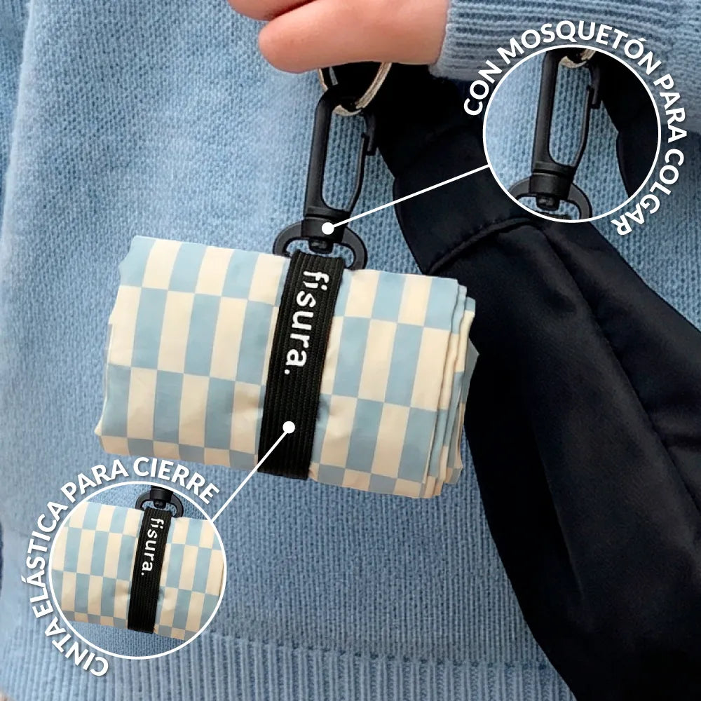 Bolsa compra plegable "Suficiente por hoy"