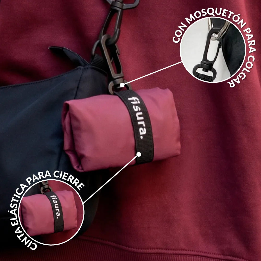 Bolsa compra plegable "Totally essential stuff obviously"