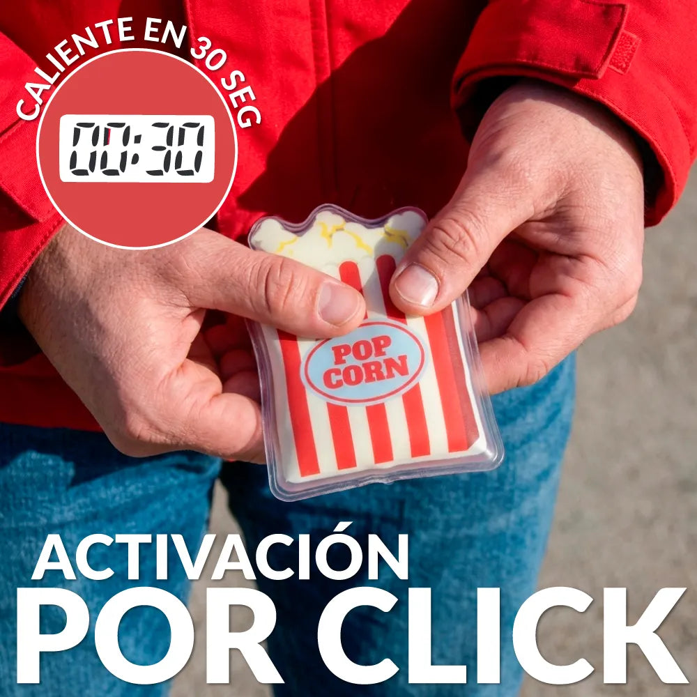 Pack de 2 calentadores de manos palomitas y entrada