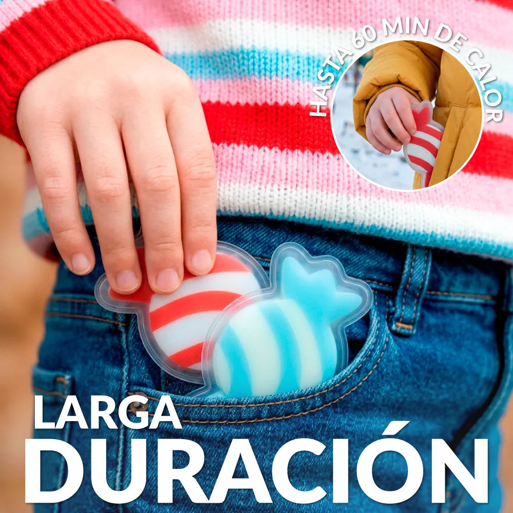 Pack de 2 calentadores de manos caramelos