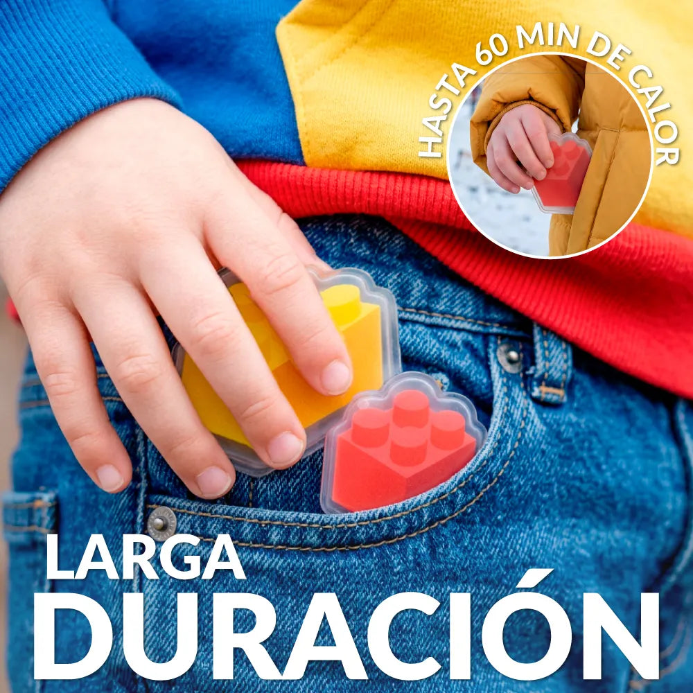 Pack de 2 calentadores de manos piezas de construcción